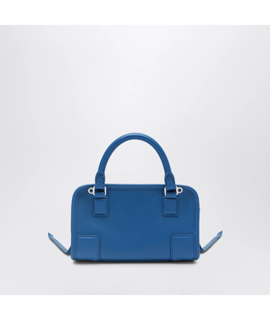 LOEWE Голубая кожаная сумка тоут, фото 2