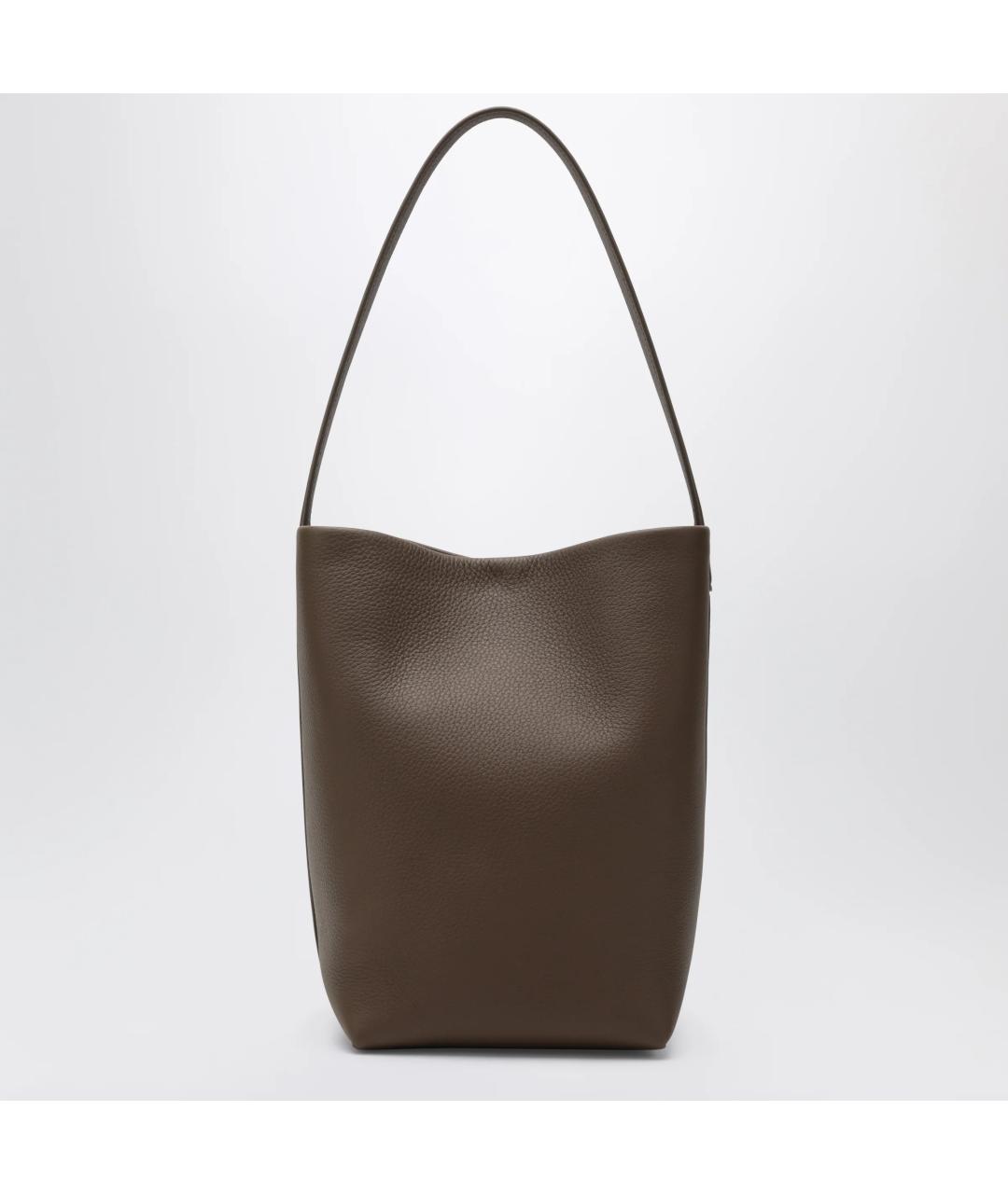 THE ROW Зеленая кожаная сумка тоут, фото 3