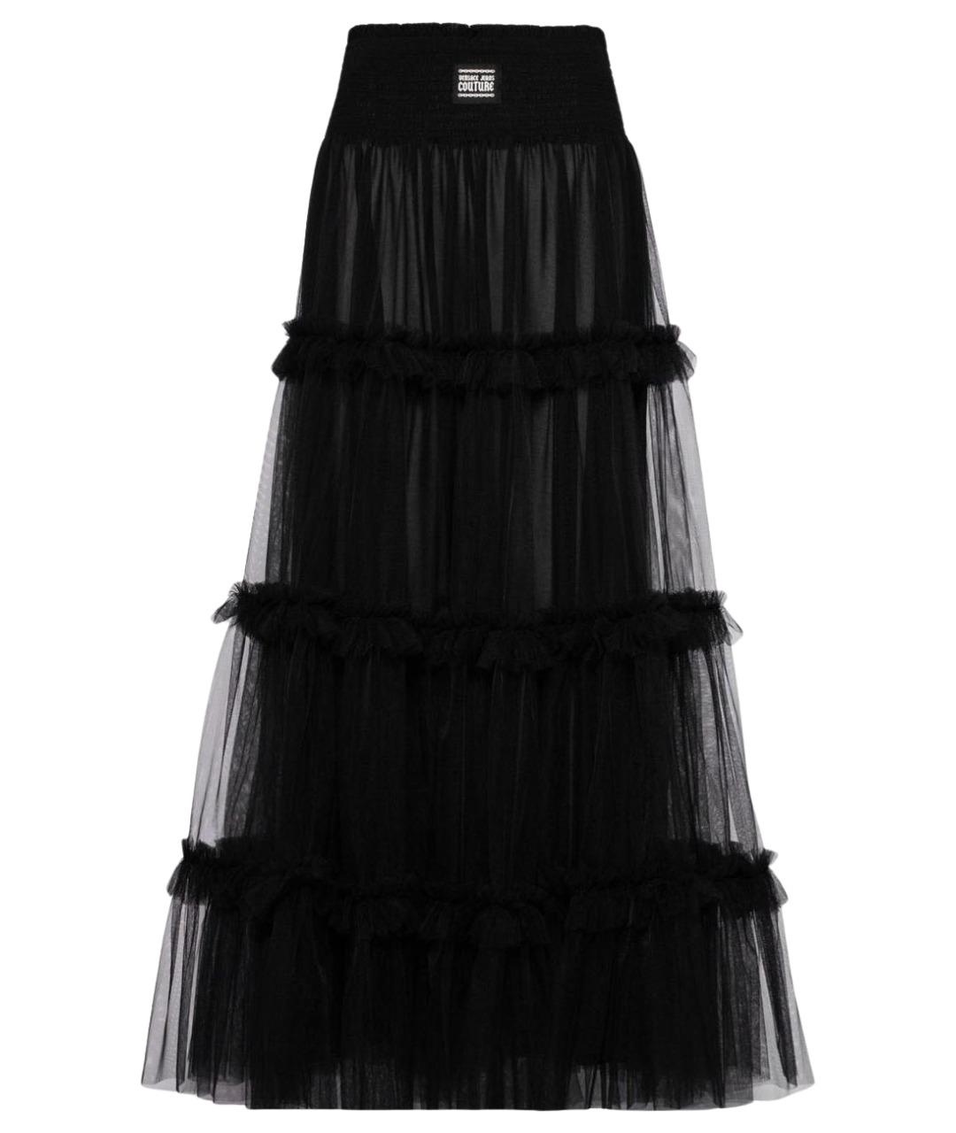 VERSACE JEANS COUTURE Черная юбка макси, фото 1