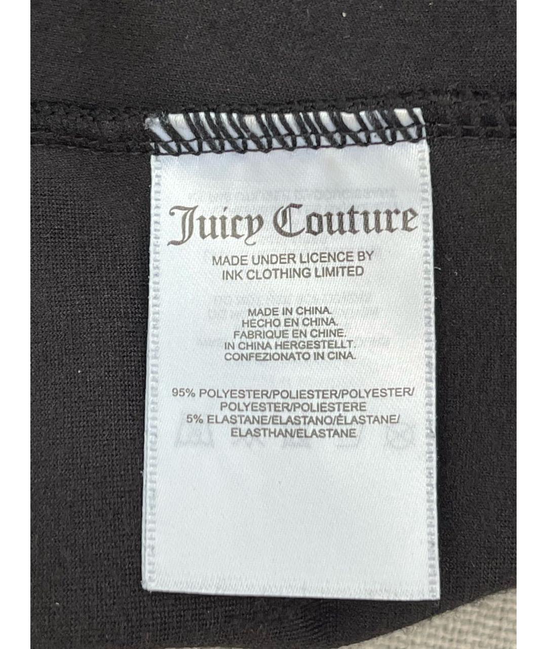 JUICY COUTURE Черная велюровая майка, фото 6