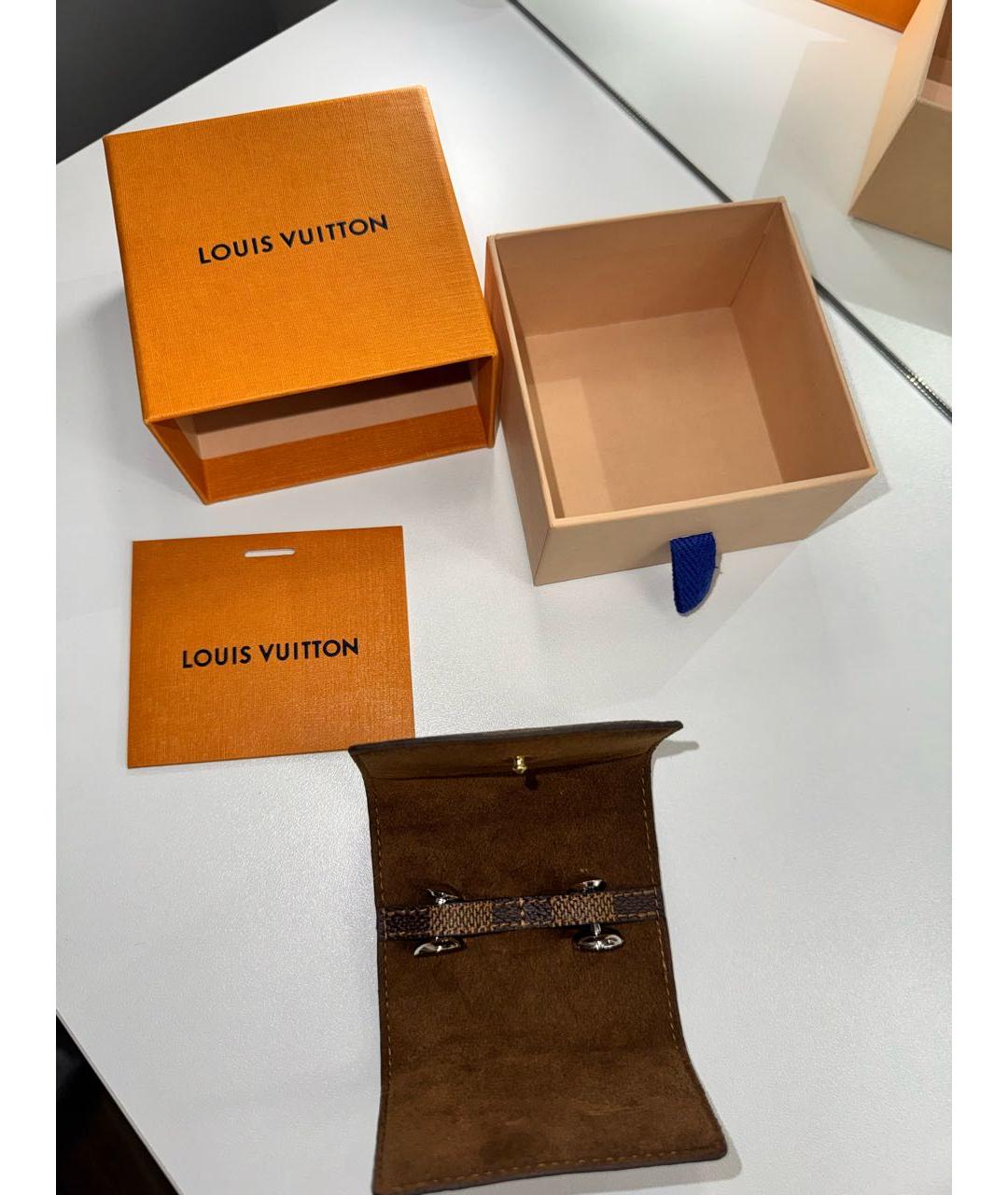 LOUIS VUITTON Серебряные запонки, фото 2