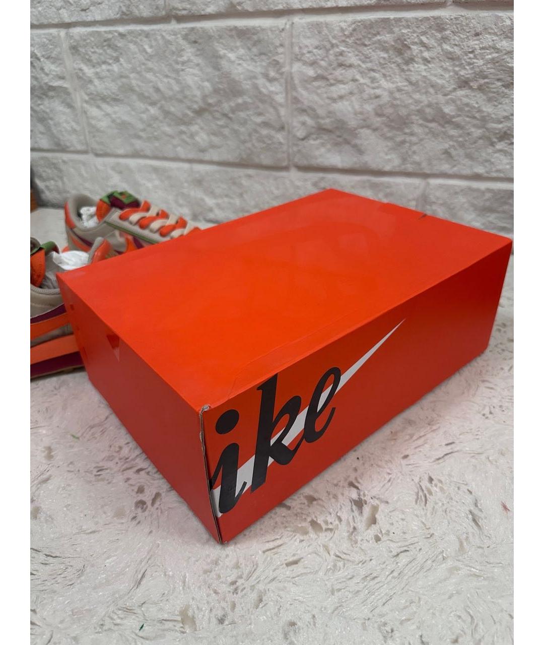 SACAI Оранжевое низкие кроссовки / кеды, фото 7