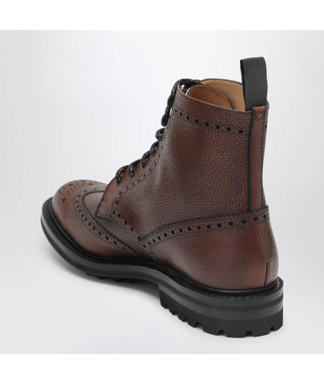 CHURCH'S Коричневые кожаные высокие ботинки, фото 2