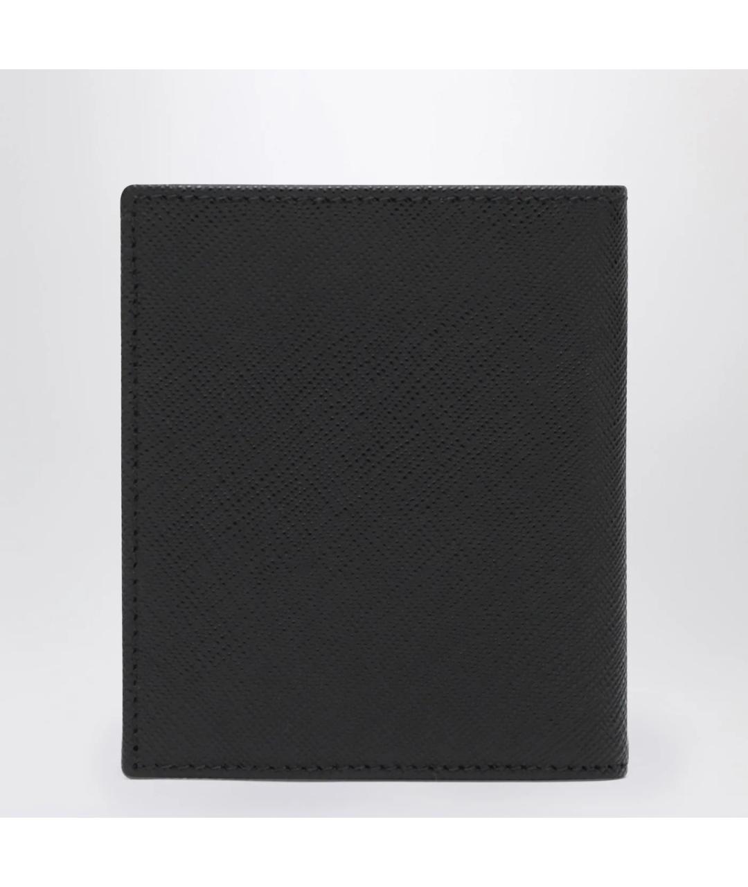 PRADA Черный кожаный кошелек, фото 2