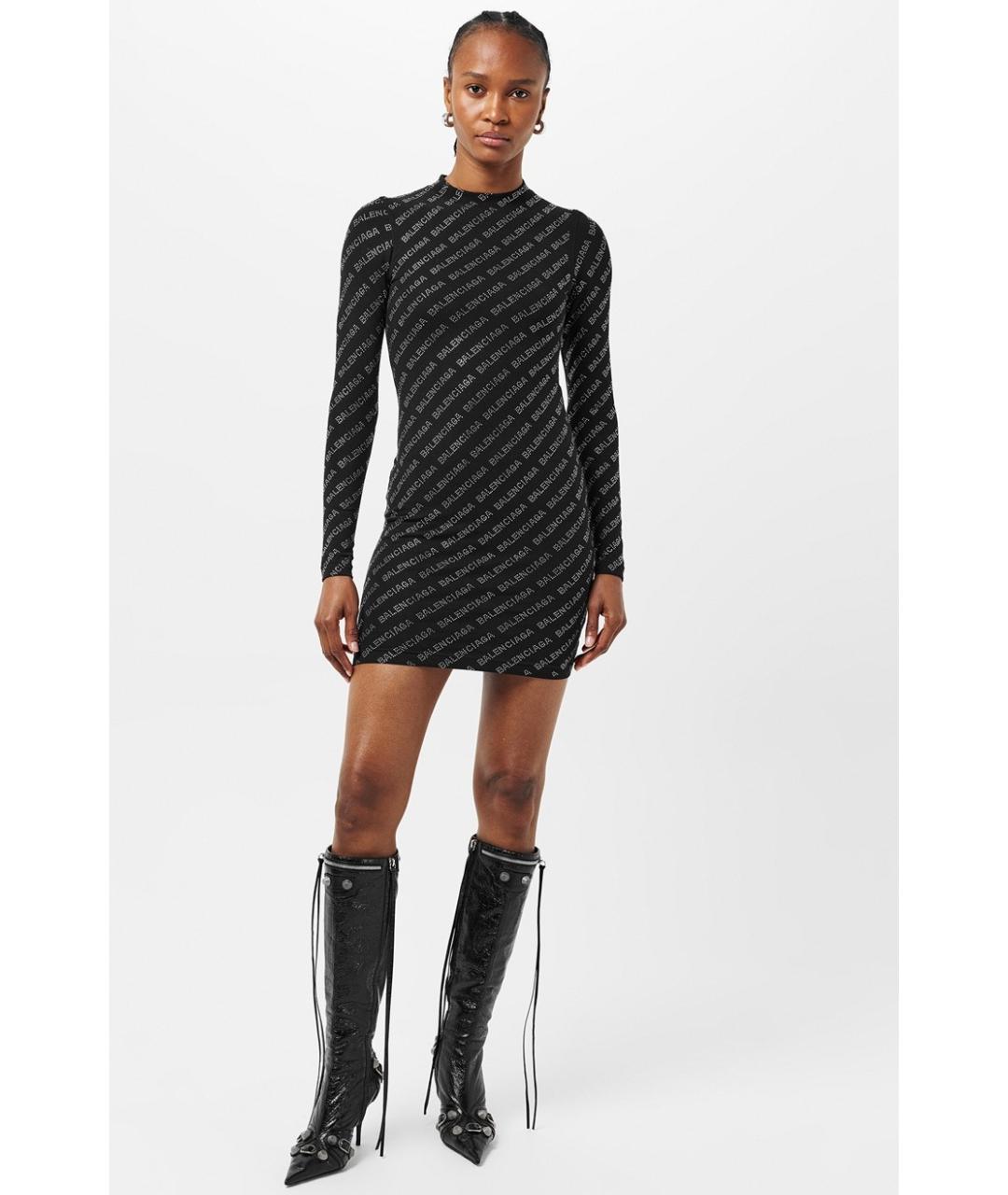 BALENCIAGA Черное платье, фото 2