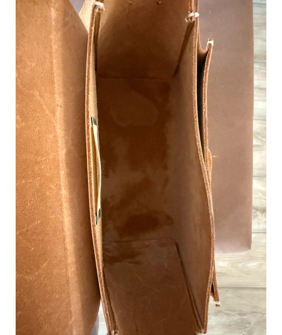 MARNI Белая кожаная сумка с короткими ручками, фото 3