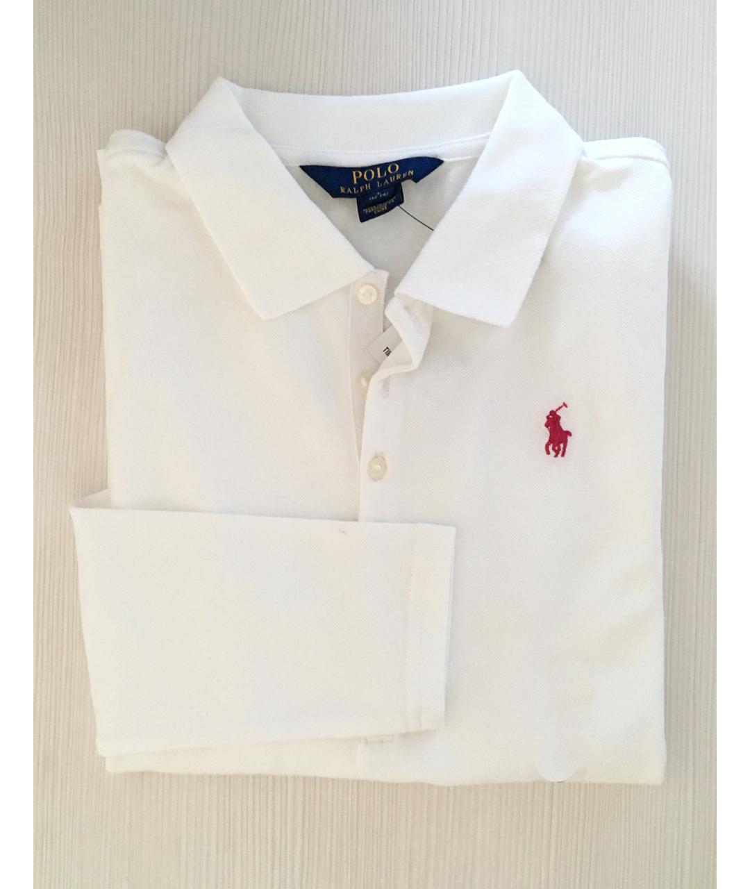 POLO RALPH LAUREN Белый хлопковый детская футболка / топ, фото 5