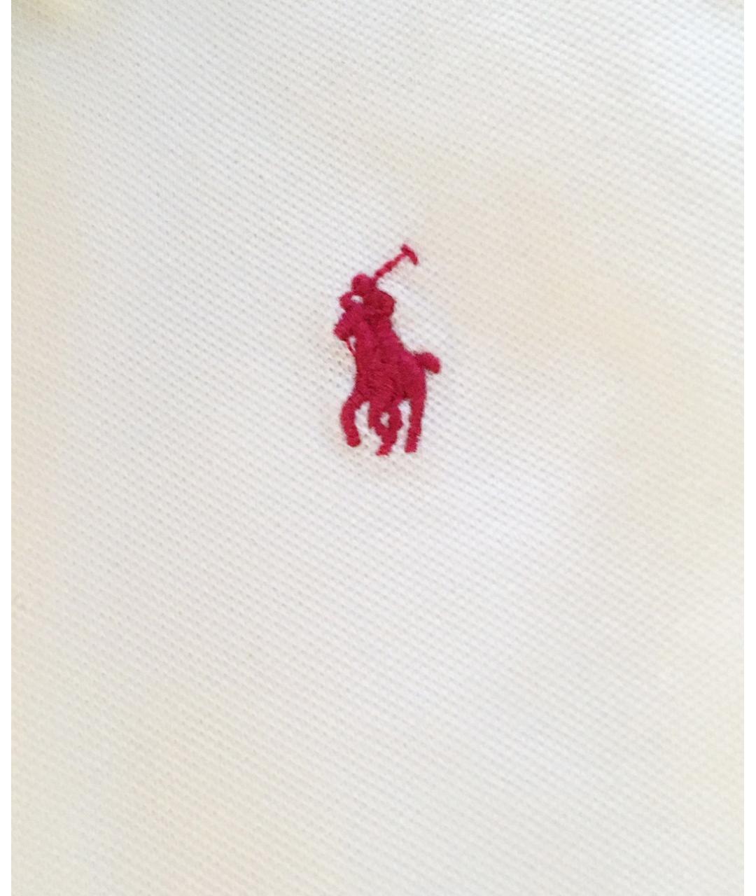 POLO RALPH LAUREN Белый хлопковый детская футболка / топ, фото 4