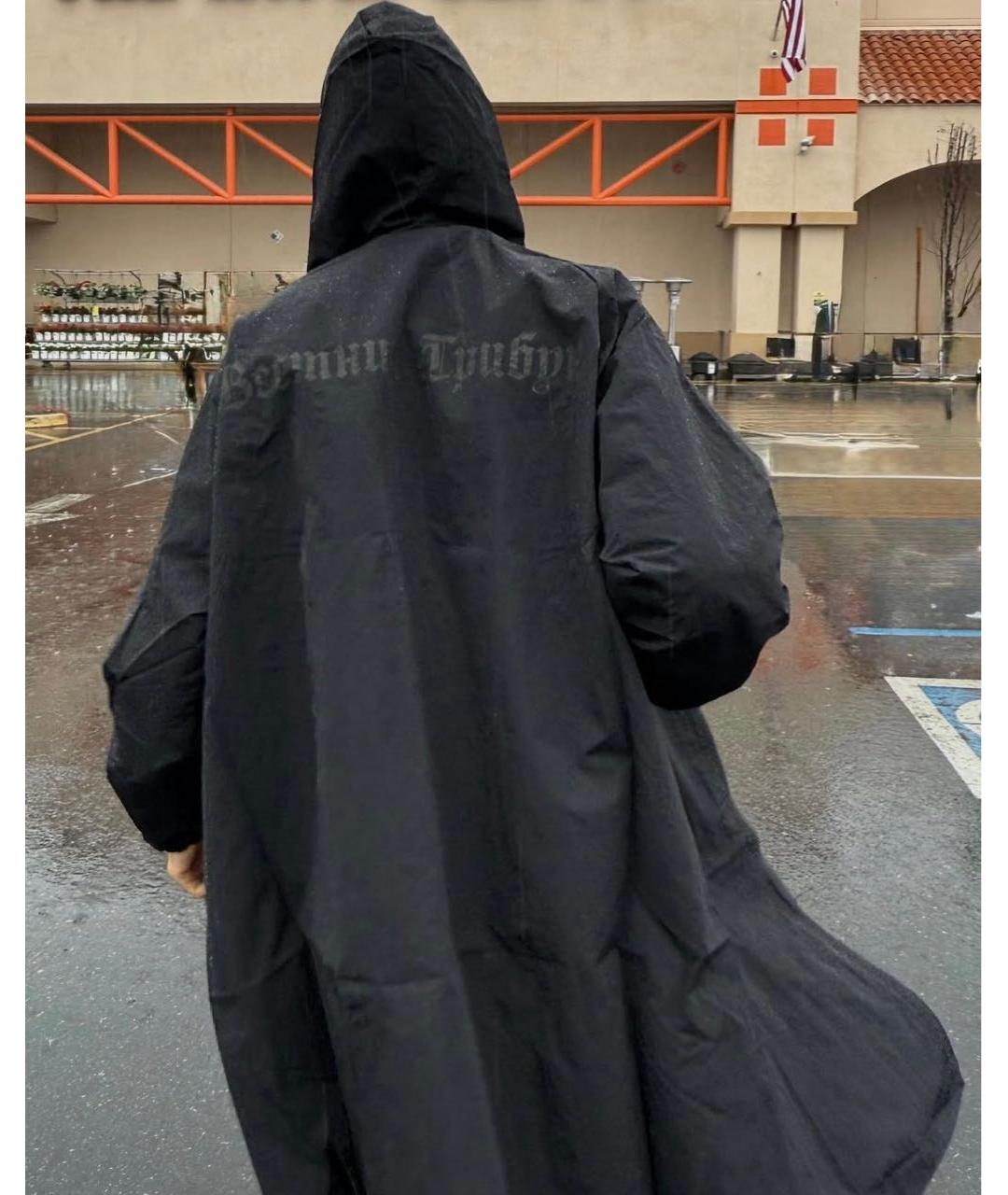 YEEZY Черный тренч / плащ, фото 5