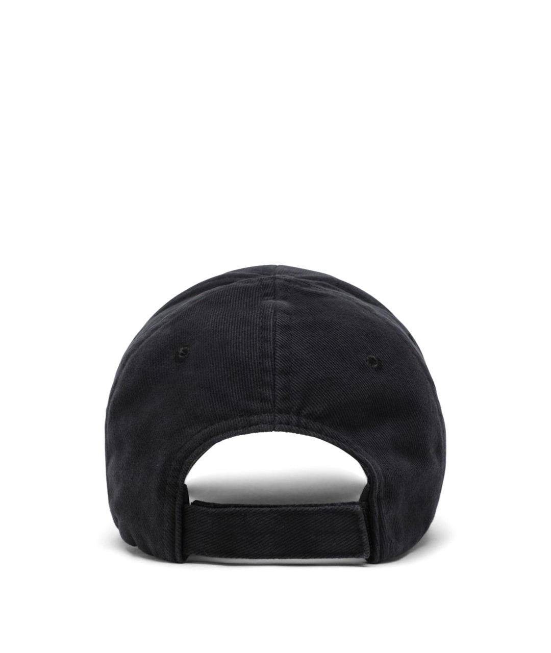 BALENCIAGA Черная хлопковая кепка/бейсболка, фото 2