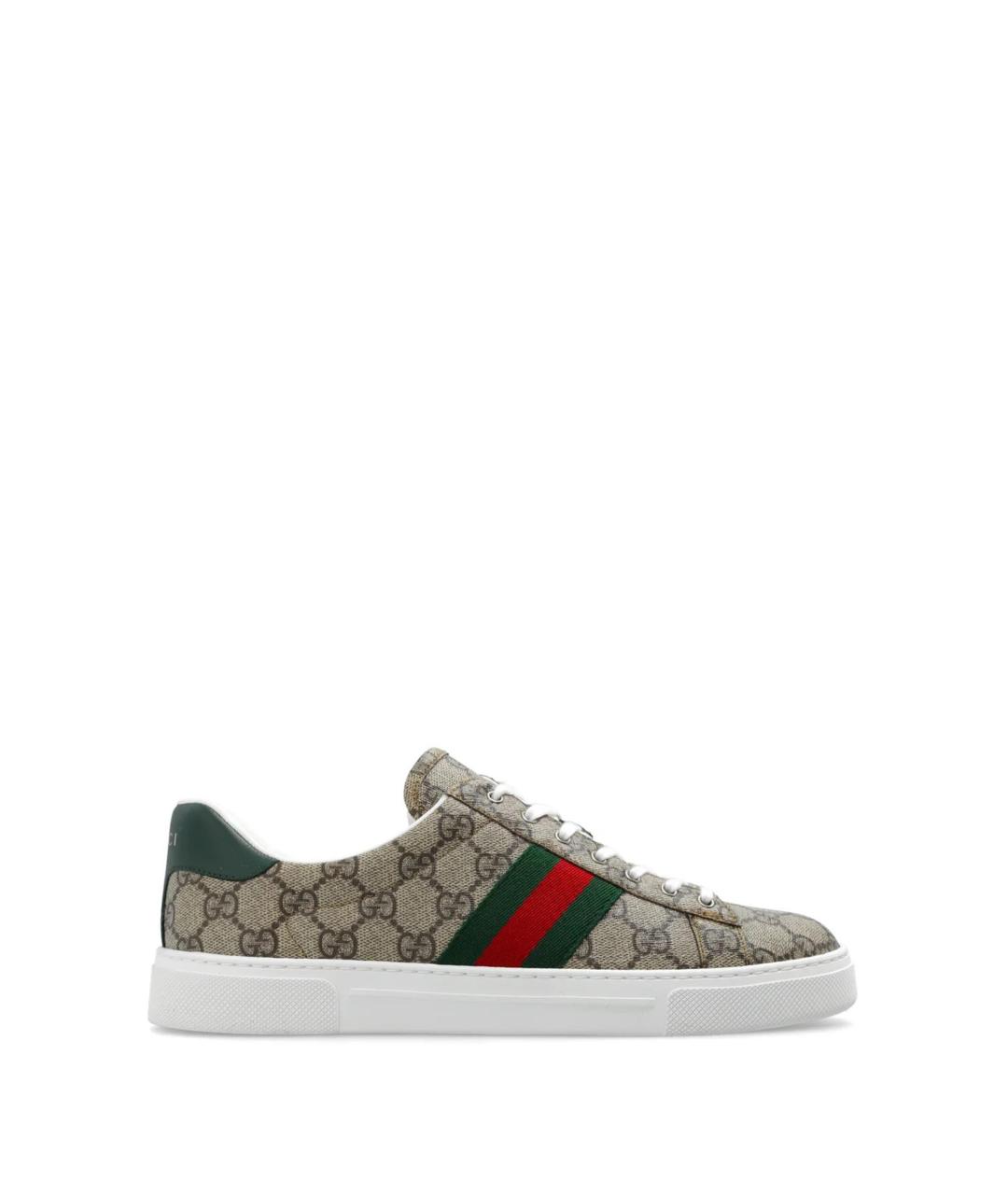 GUCCI Мульти текстильные кеды, фото 1