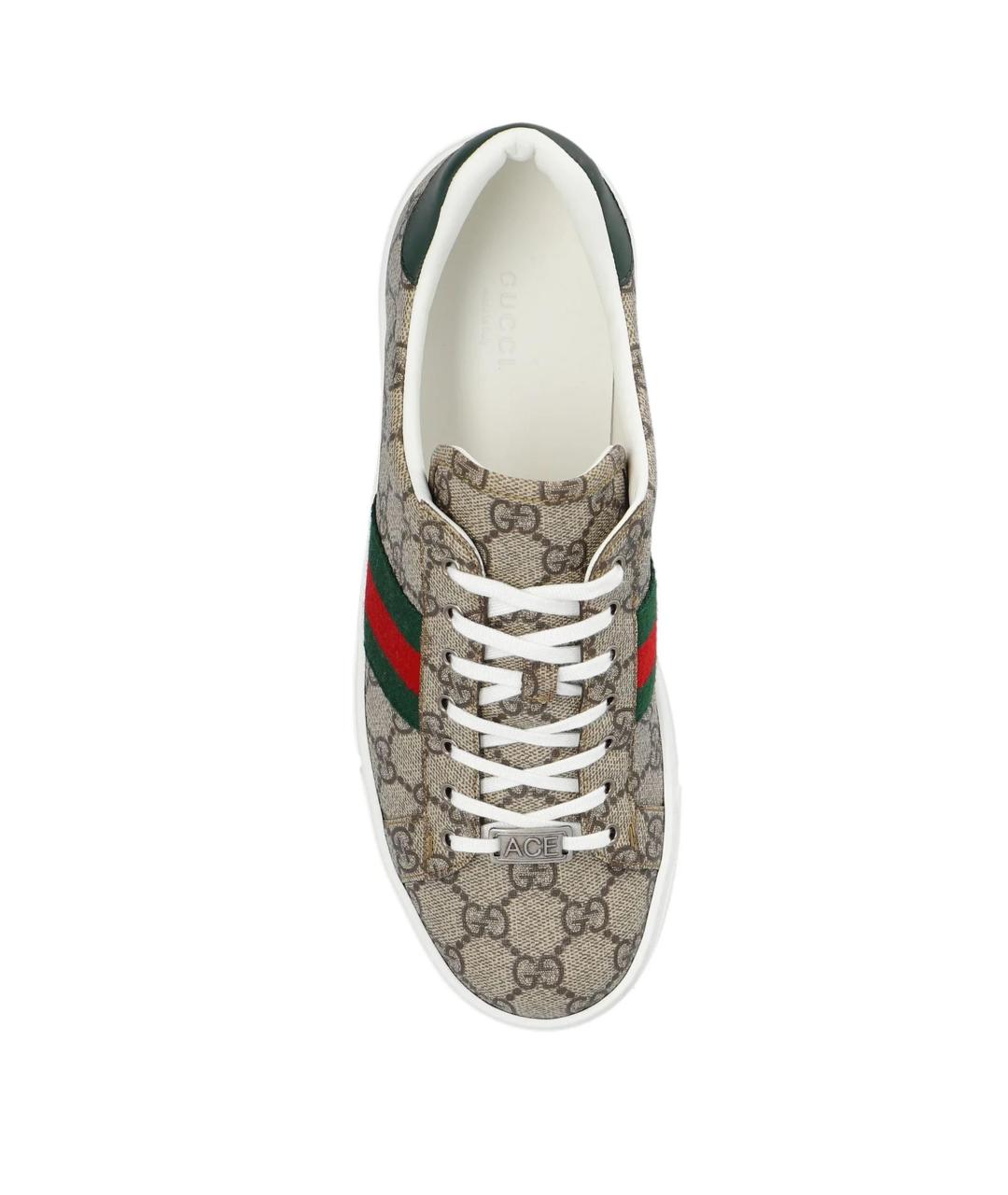 GUCCI Мульти текстильные кеды, фото 4