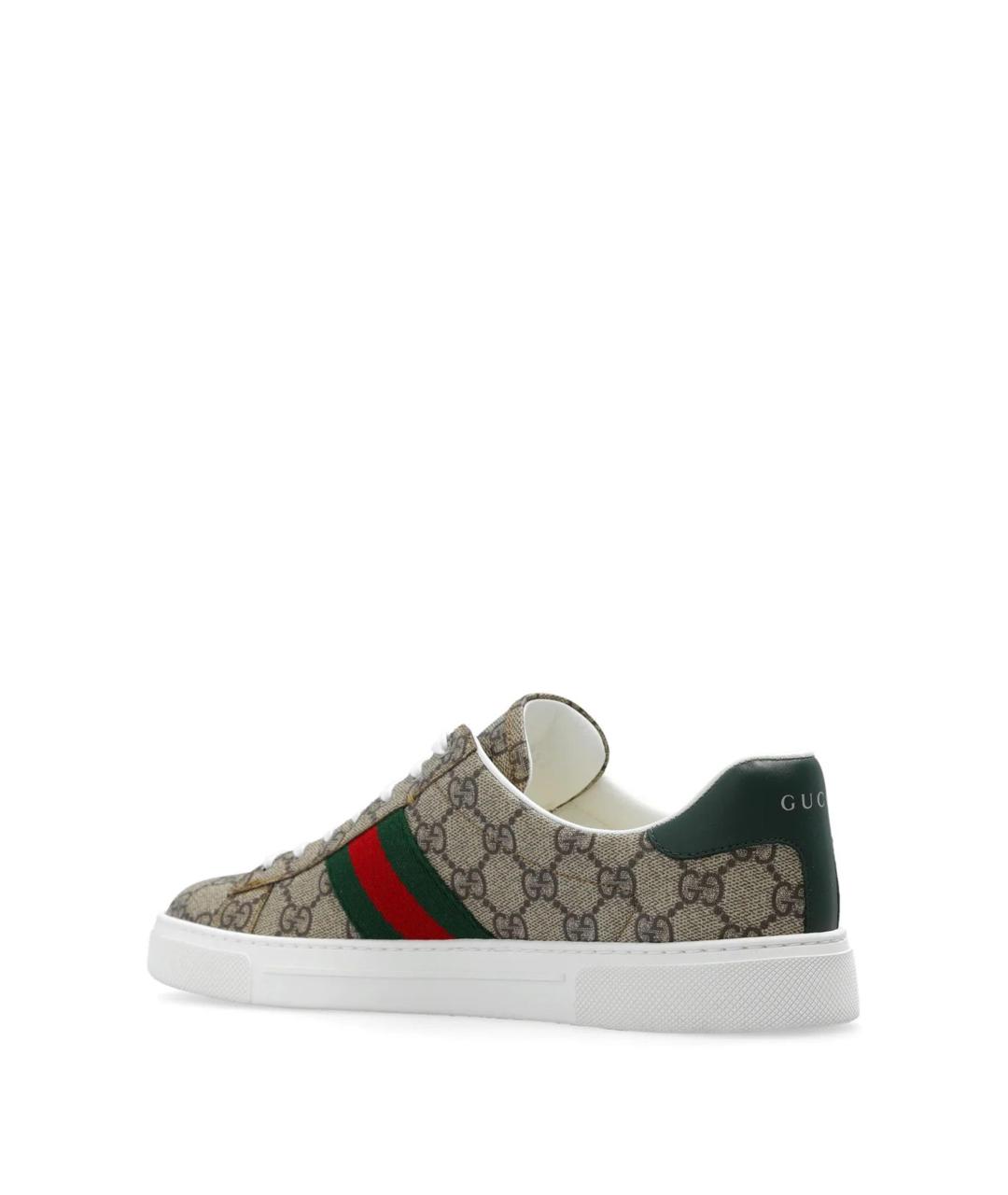 GUCCI Мульти текстильные кеды, фото 3