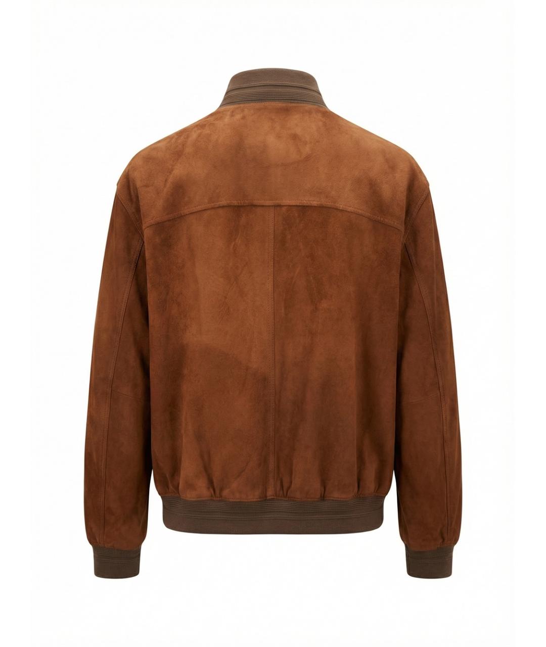 MIU MIU Коричневая замшевая куртка, фото 2