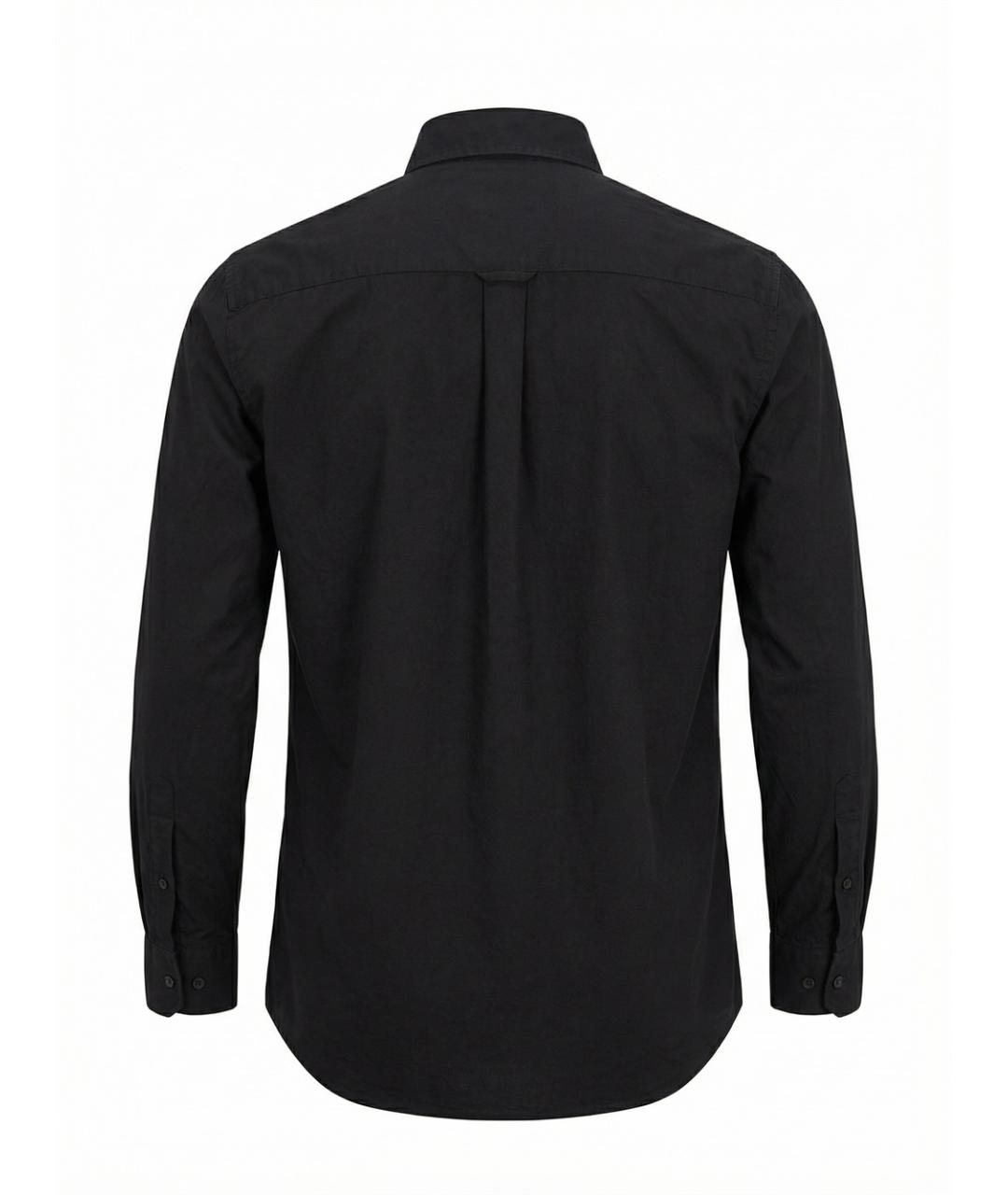 DOLCE&GABBANA Черная хлопко-полиэстеровая кэжуал рубашка, фото 2