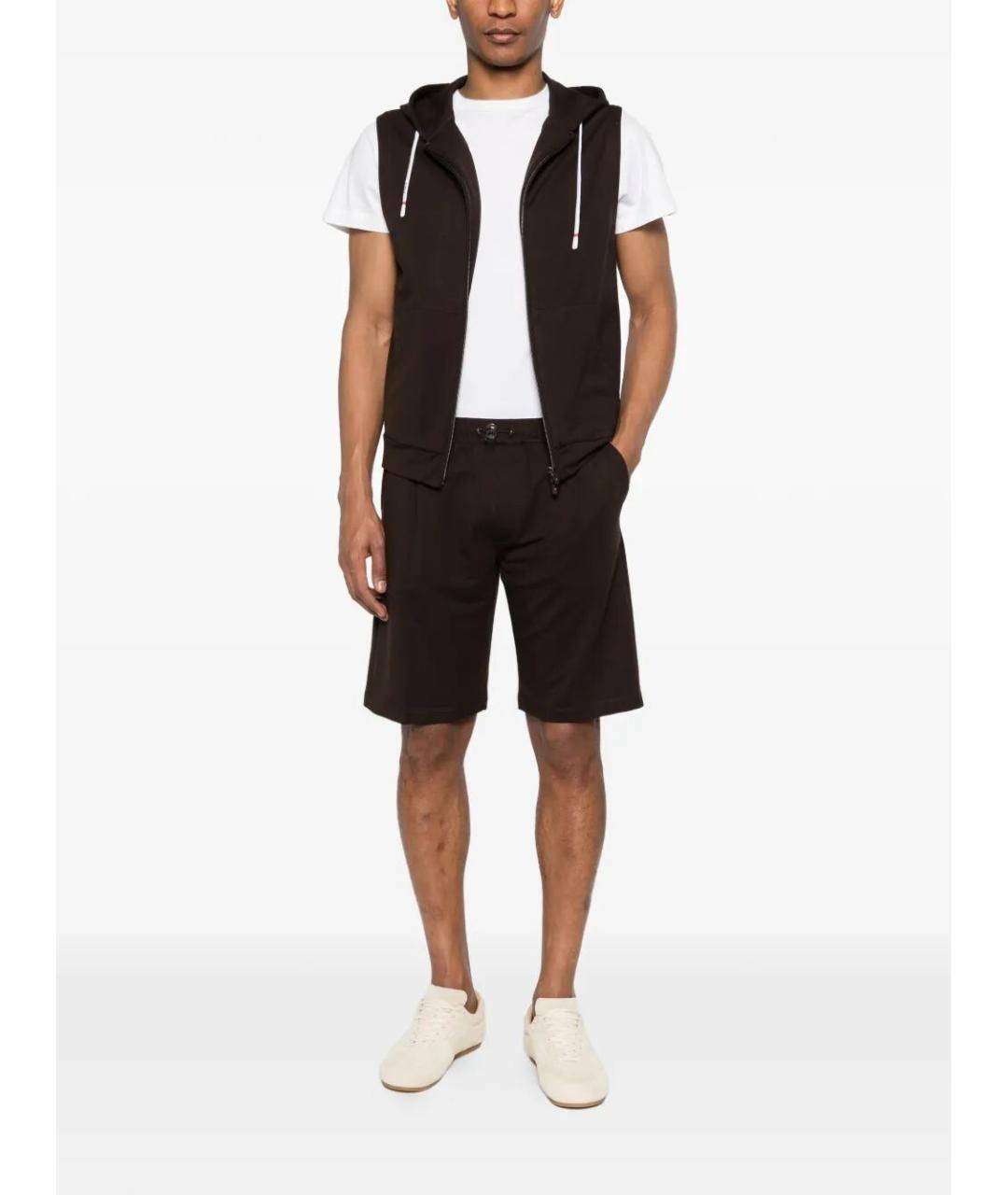 KIRED Коричневые хлопковые шорты, фото 2