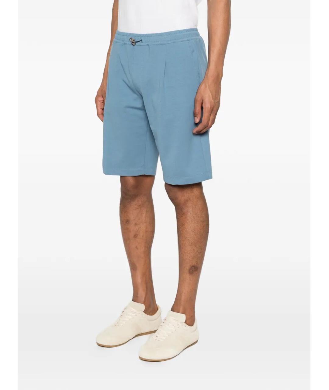 KIRED Голубые хлопковые шорты, фото 5