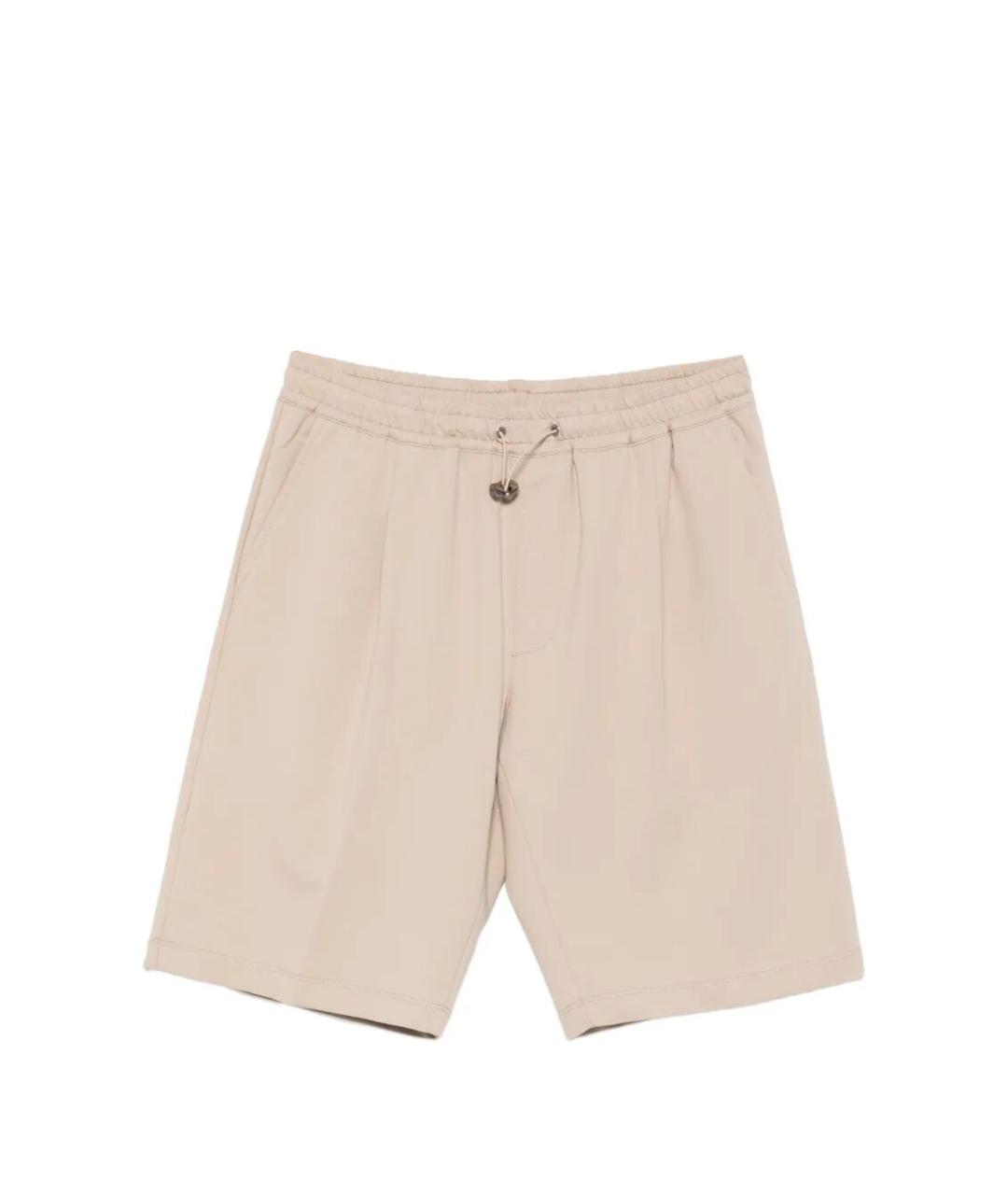 KIRED Бежевые хлопковые шорты, фото 1