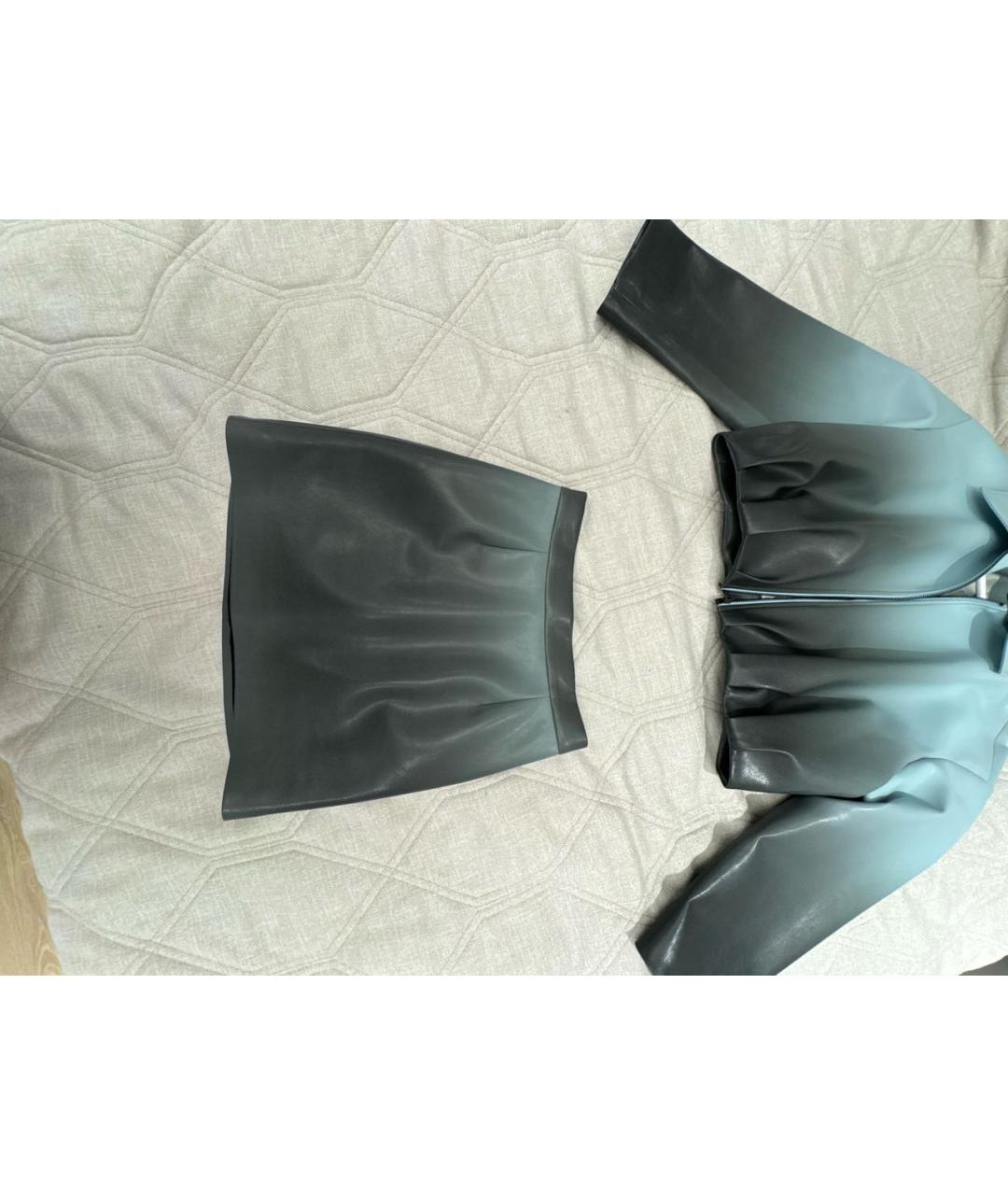 ANNA SUI Мульти кожаный костюм с юбками, фото 2