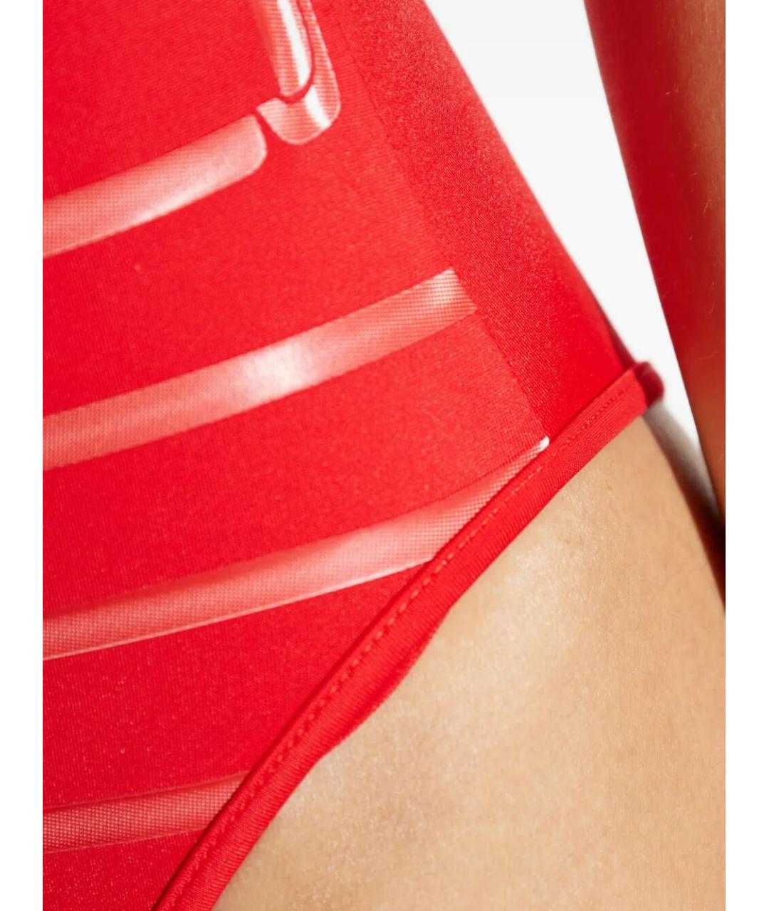 DIESEL Красный полиамидовый купальник, фото 4