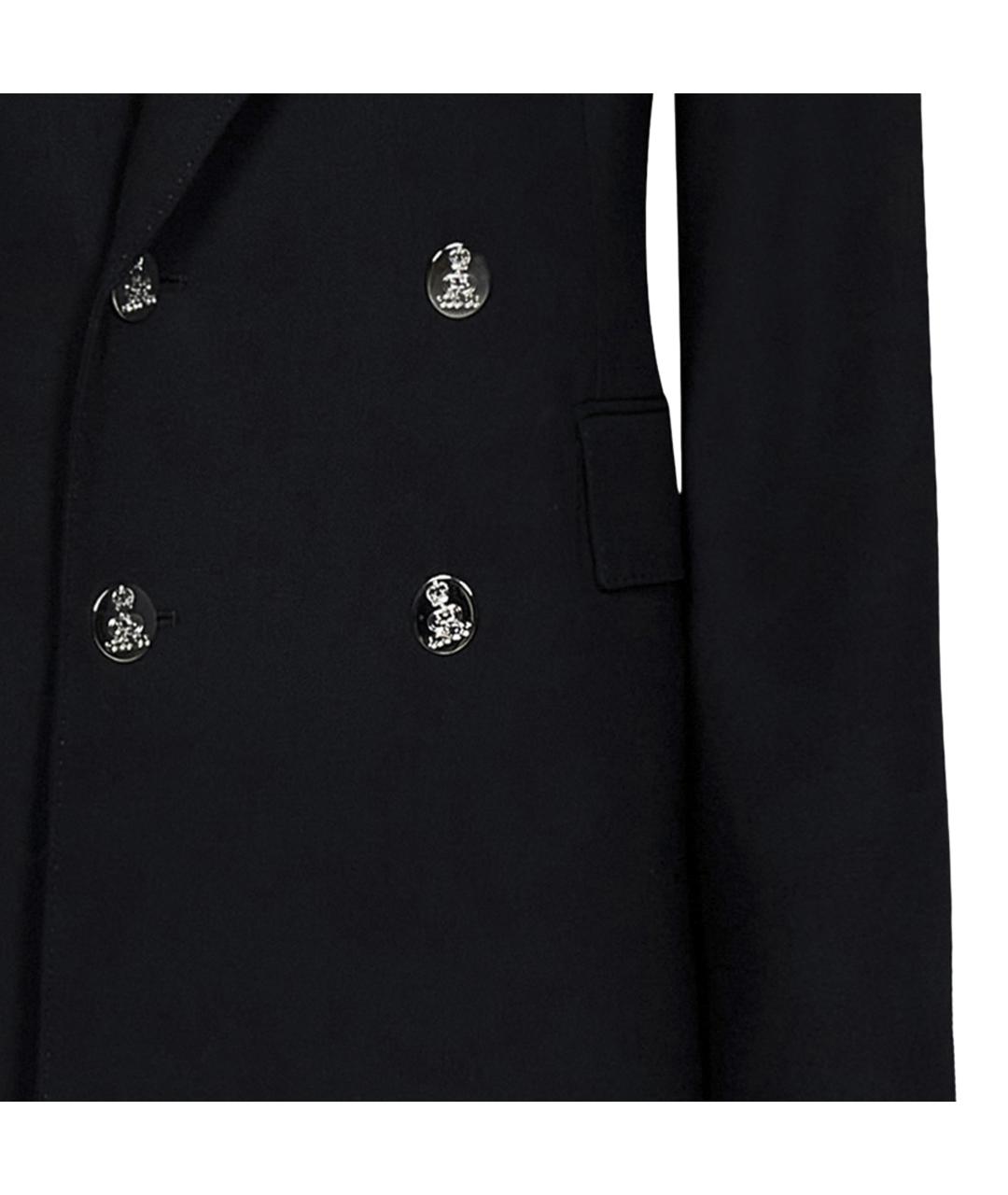 RALPH LAUREN Черный шерстяной жакет/пиджак, фото 3