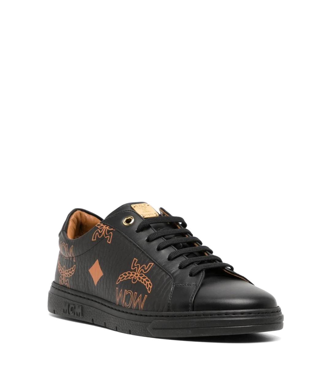 MCM Мульти кожаные кеды, фото 4