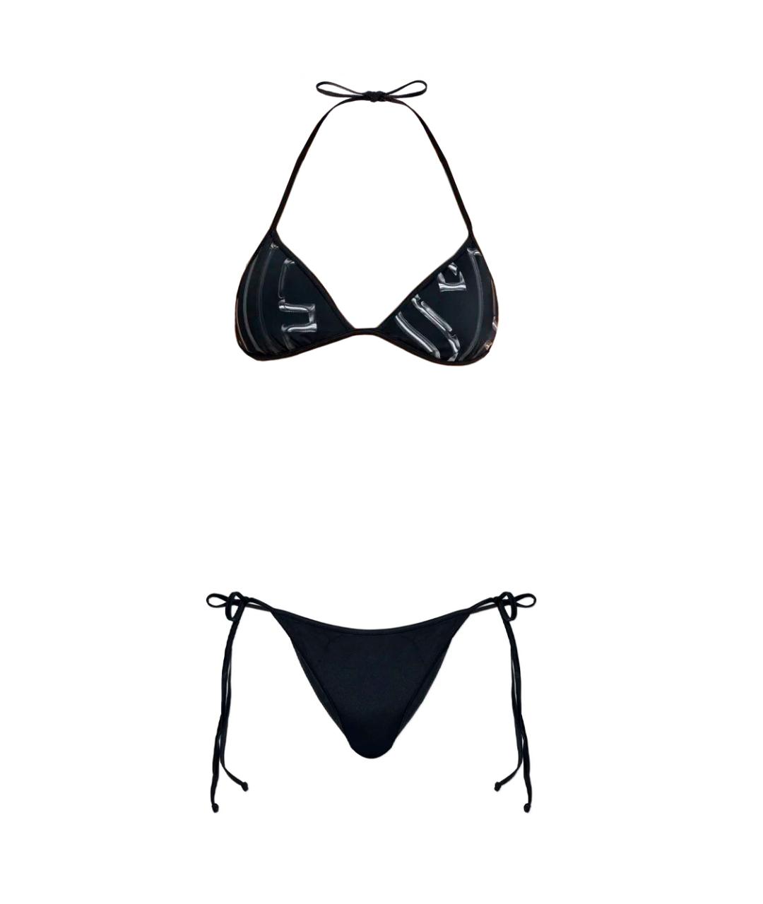 DIESEL Черный полиамидовый купальник, фото 1