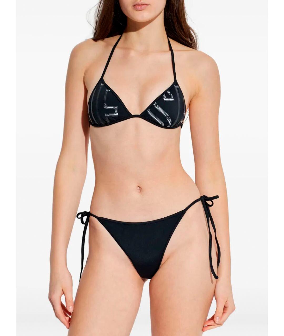 DIESEL Черный полиамидовый купальник, фото 3