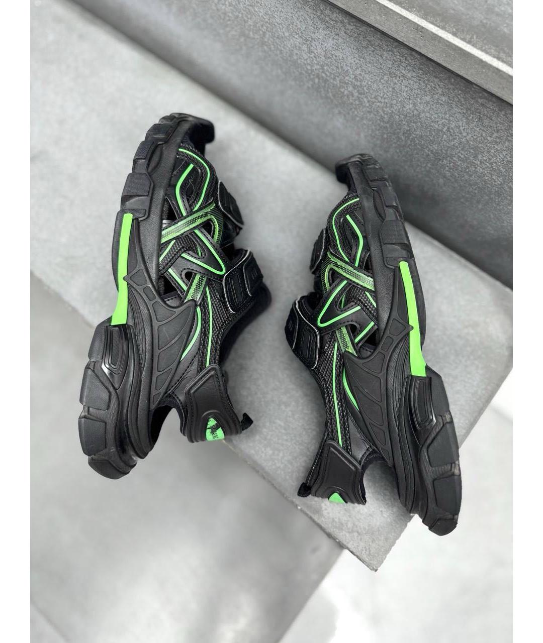 BALENCIAGA Черные кожаные сандалии, фото 5