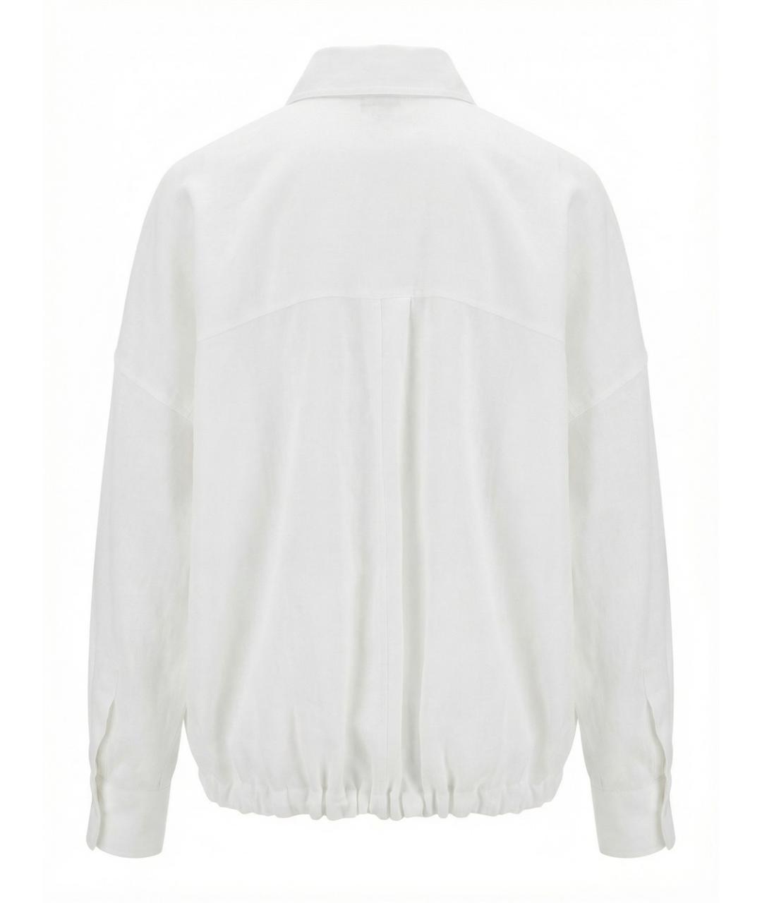BRUNELLO CUCINELLI Белая хлопковая рубашка, фото 2