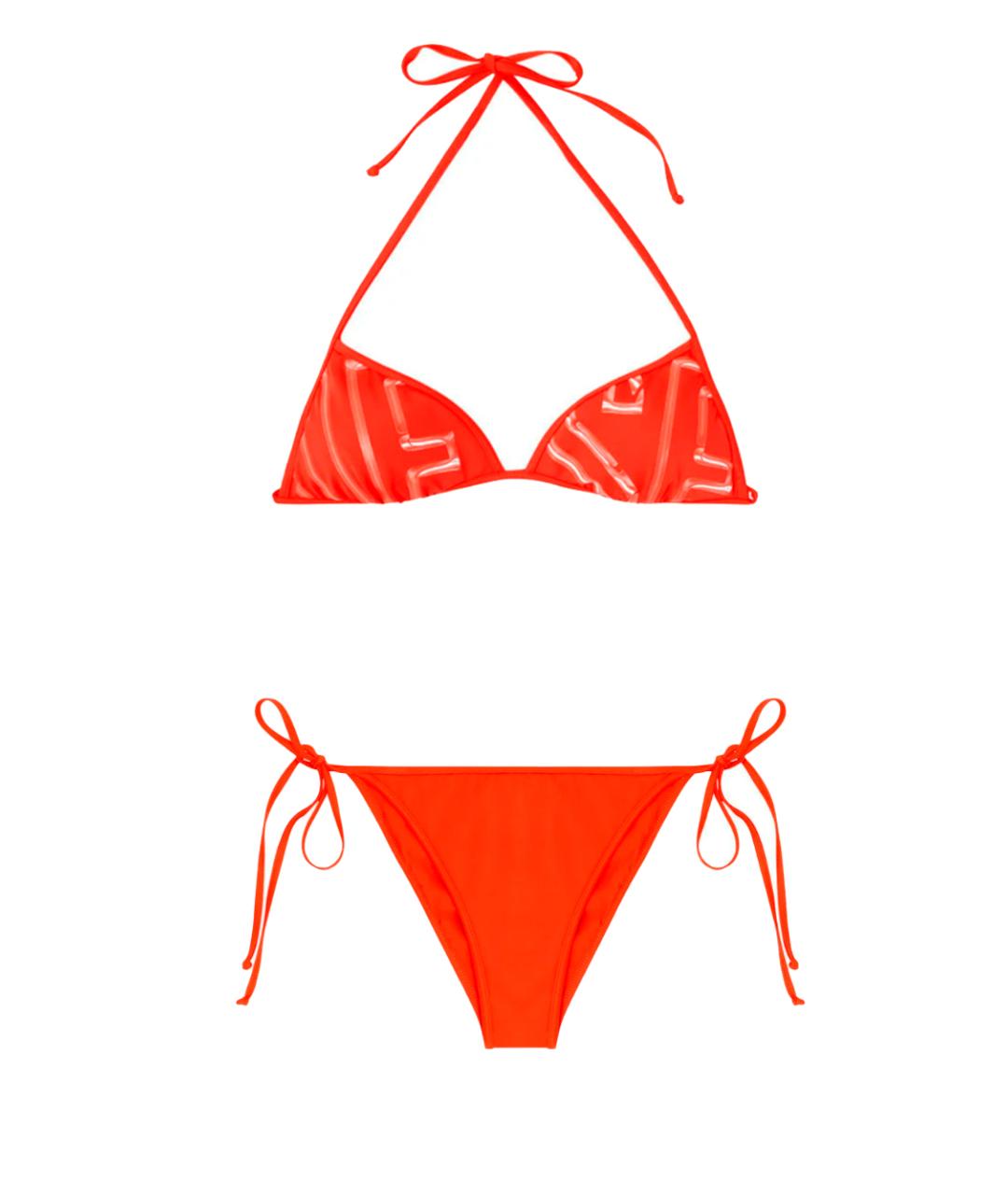 DIESEL Красный полиамидовый купальник, фото 1