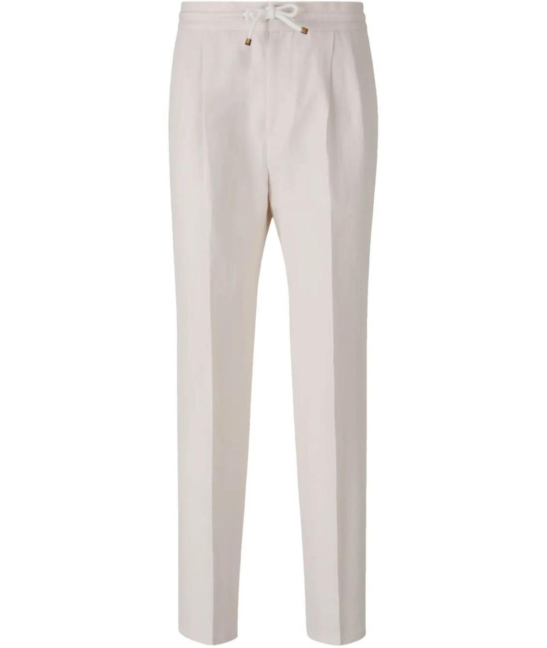 BRUNELLO CUCINELLI Льняные повседневные брюки, фото 1
