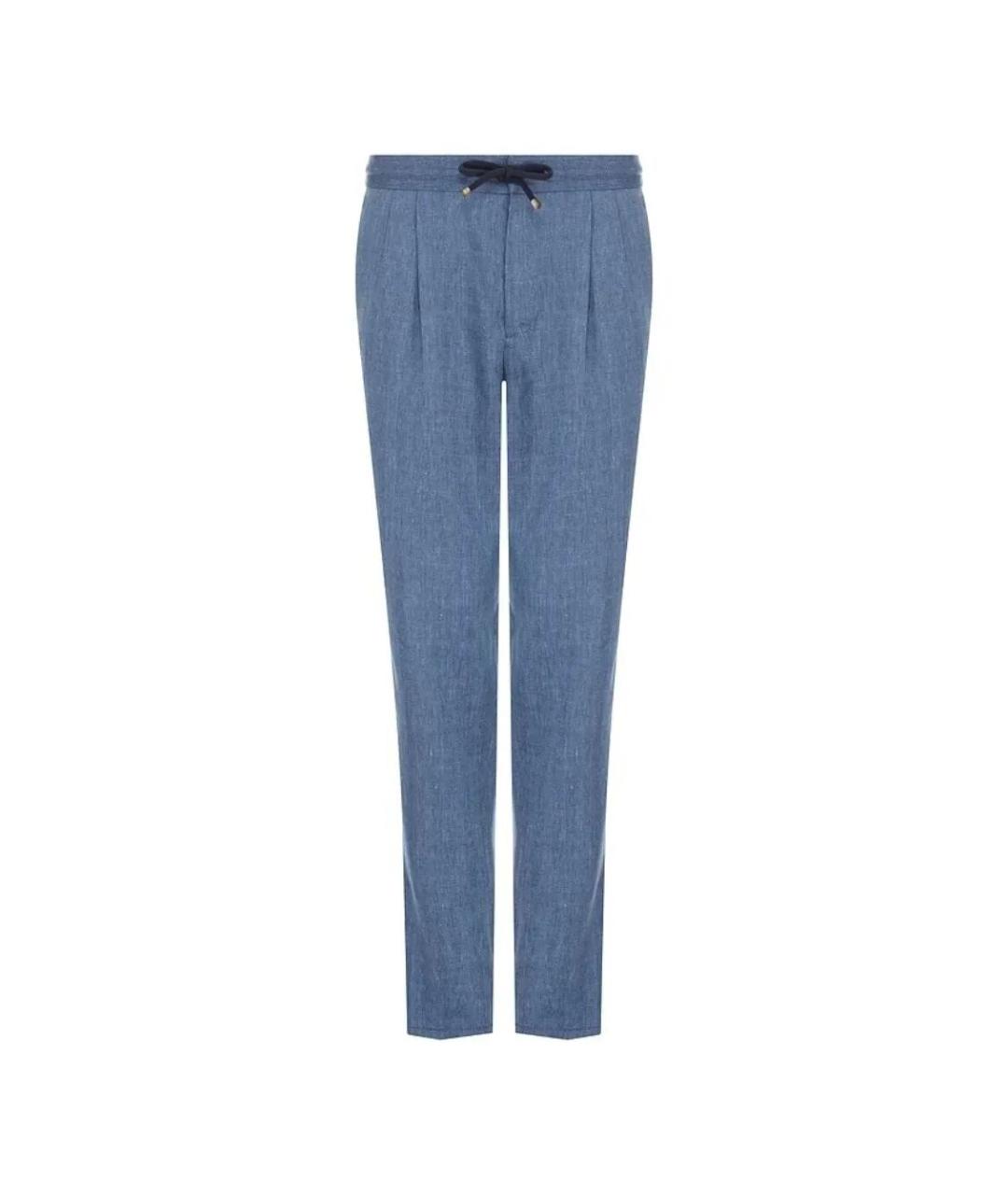 BRUNELLO CUCINELLI Льняные повседневные брюки, фото 1