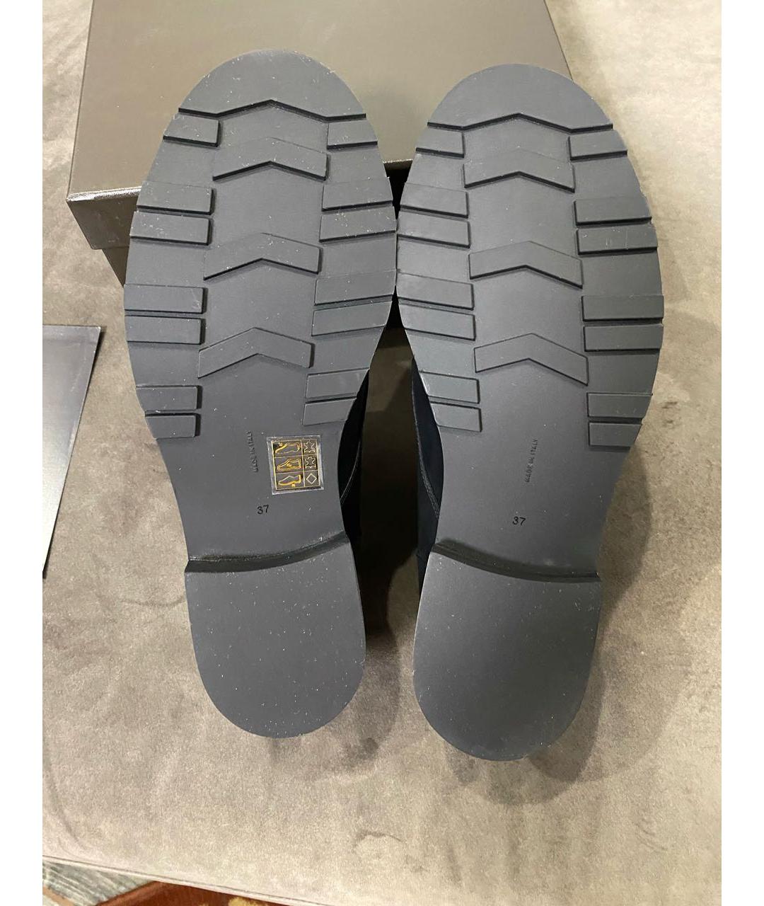 THE ROW Черные кожаные лоферы, фото 5