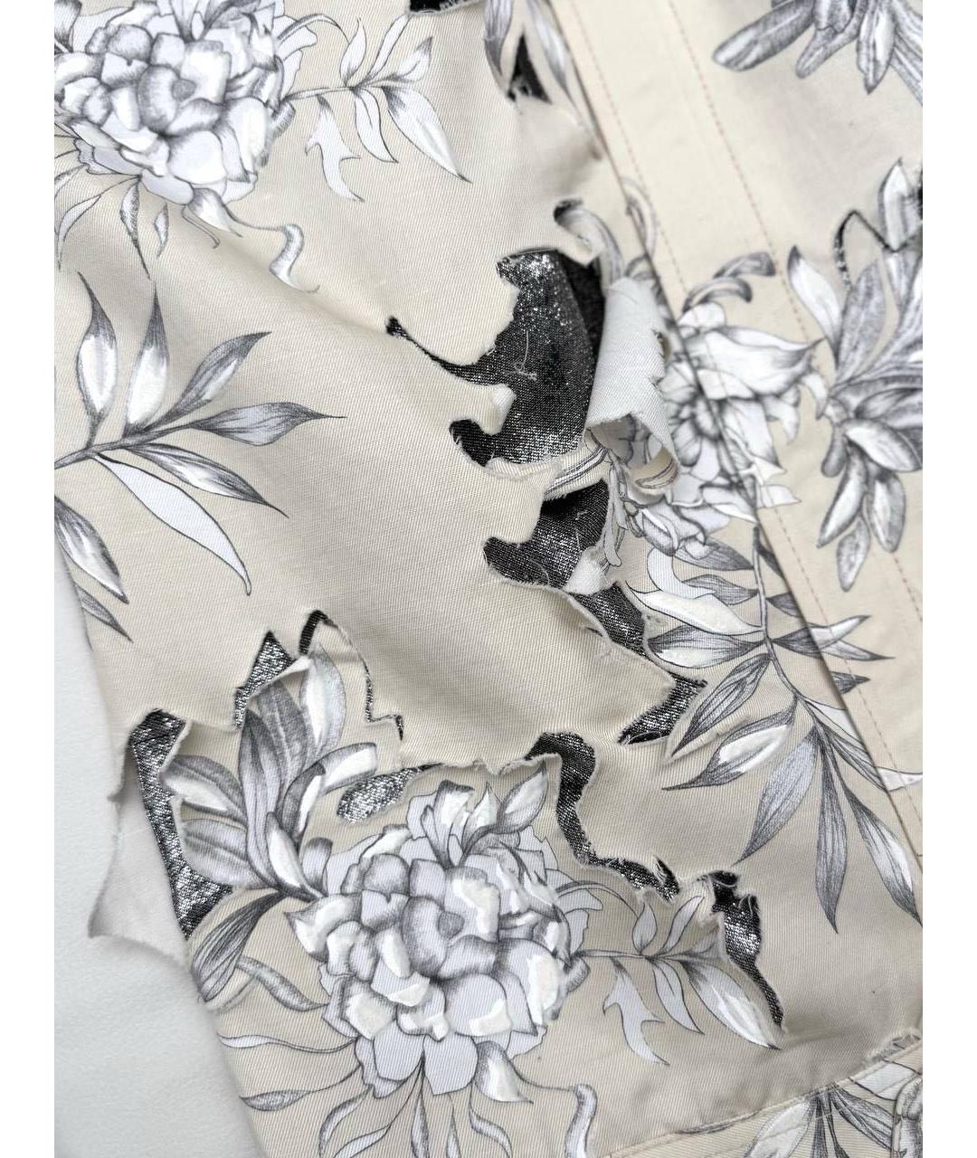 MAISON MARGIELA Бежевая хлопковая юбка миди, фото 6