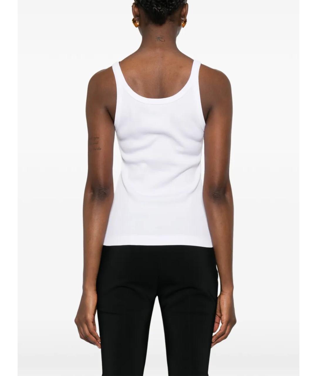 DOLCE&GABBANA Белая хлопковая майка, фото 4