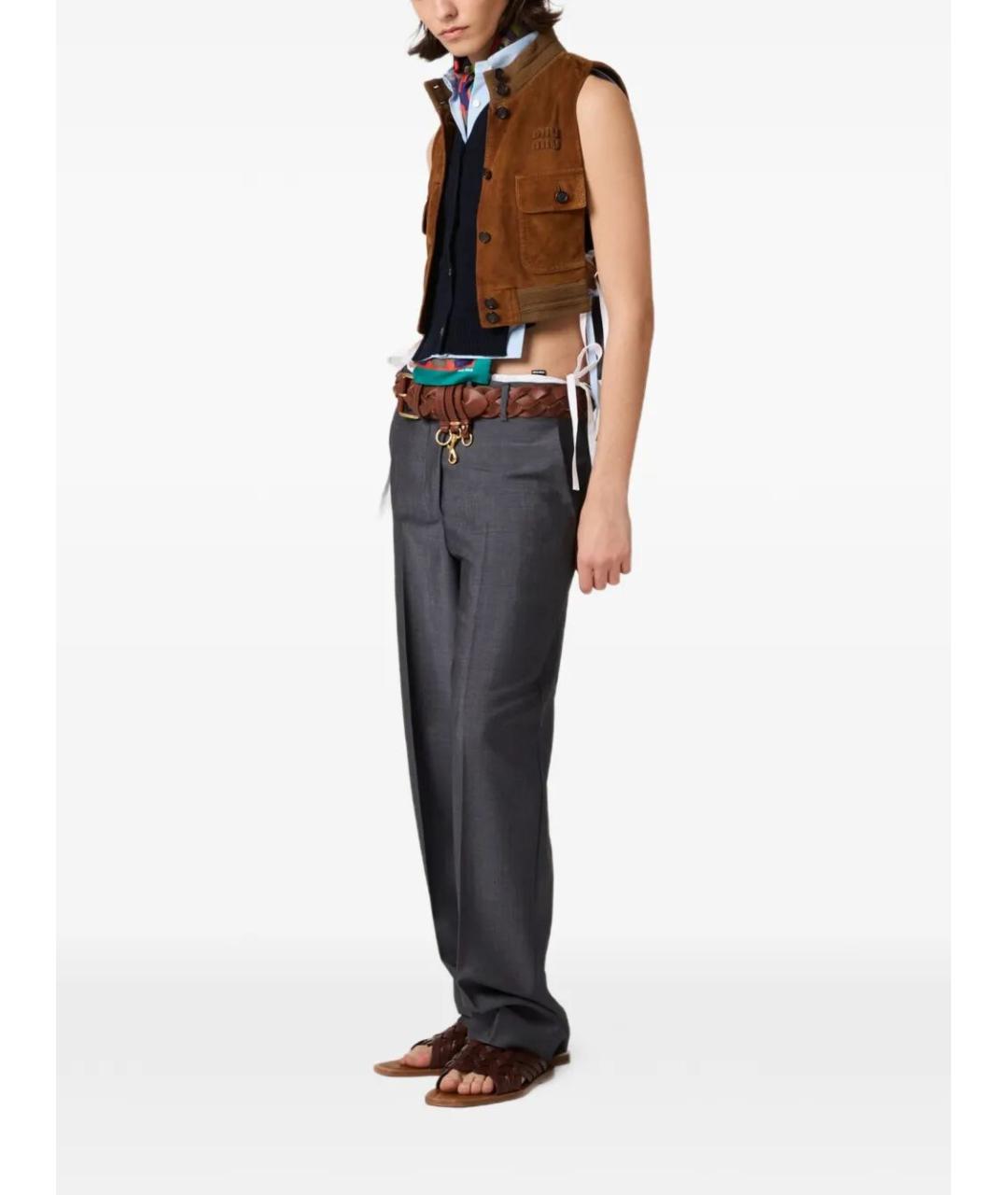 MIU MIU Прямые брюки, фото 2