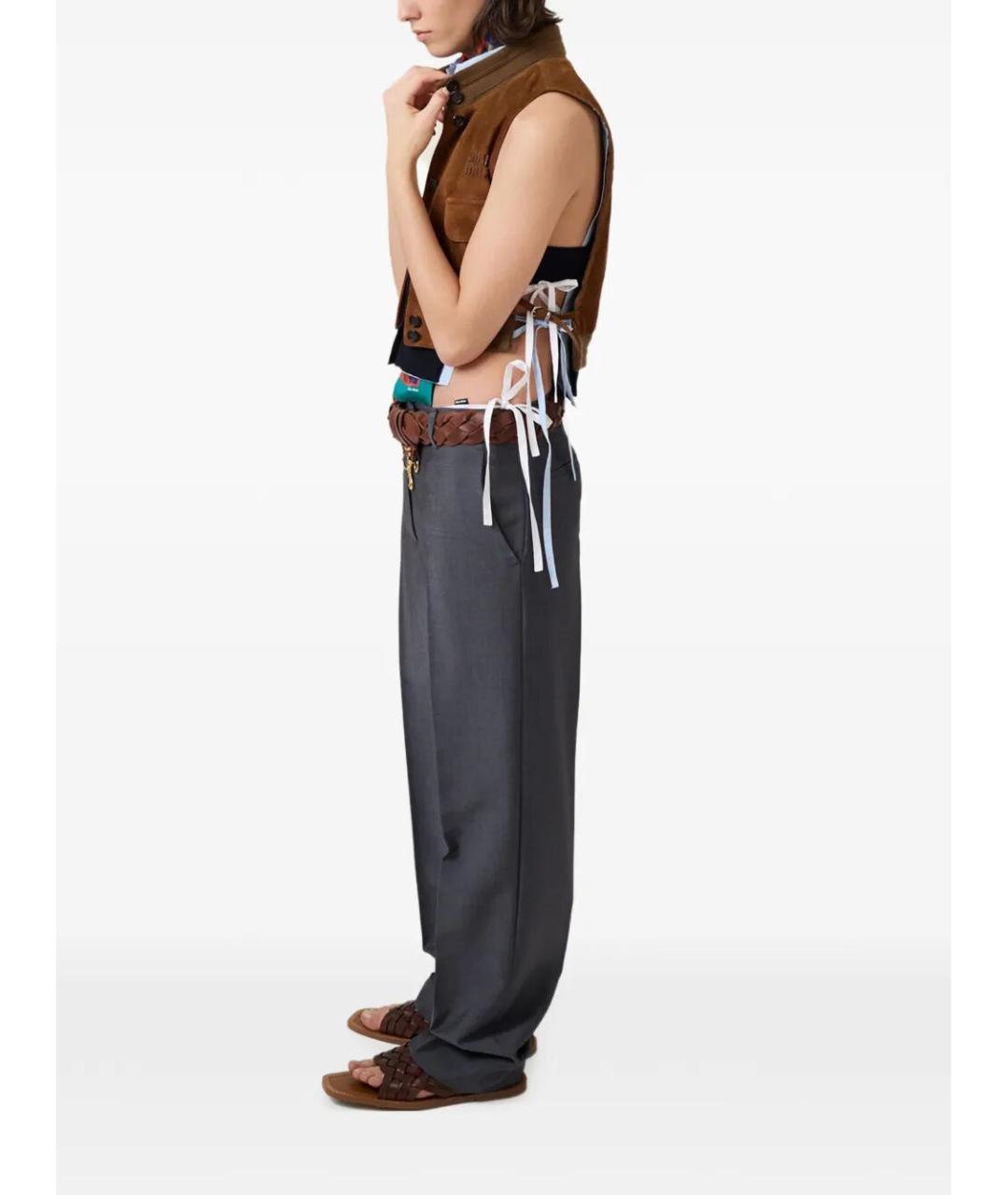 MIU MIU Прямые брюки, фото 3