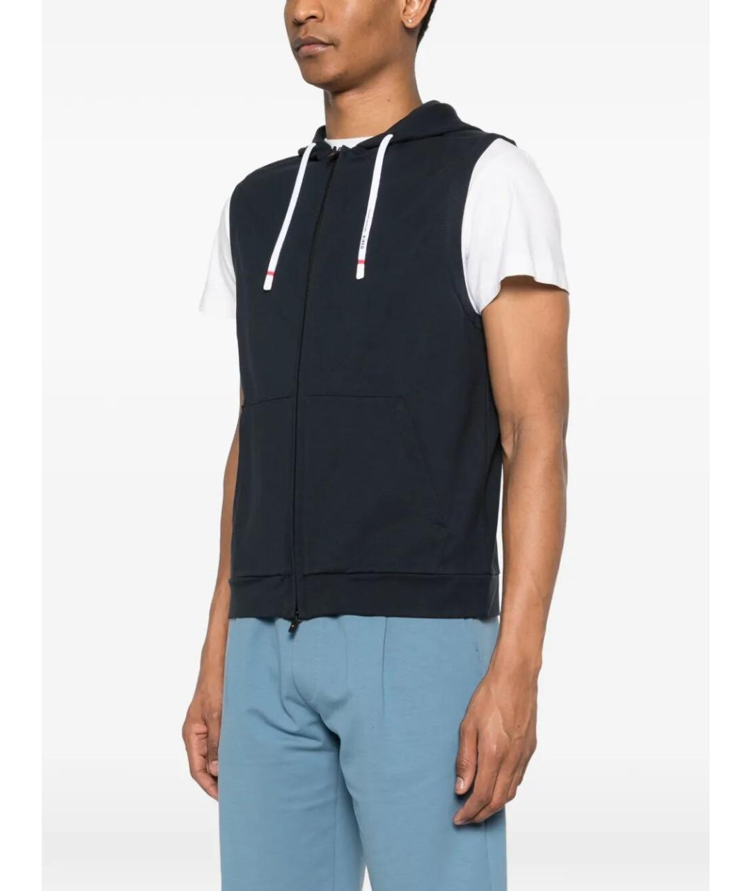 KIRED Синий хлопковый жилет, фото 5