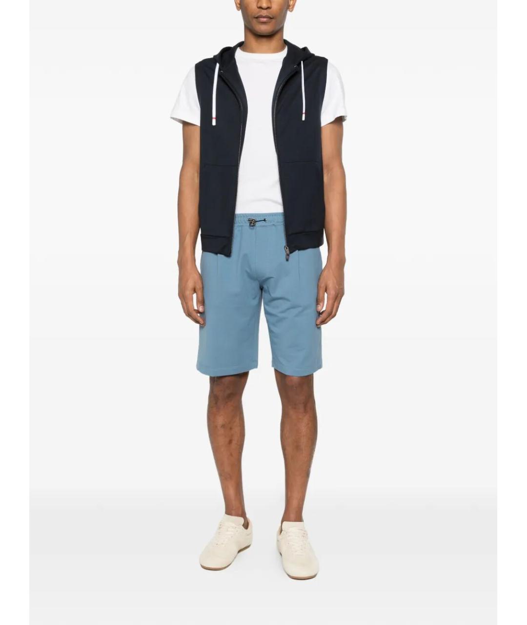 KIRED Синий хлопковый жилет, фото 2