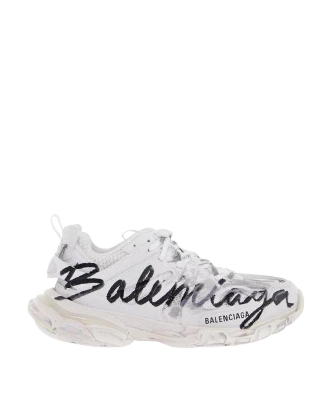 BALENCIAGA Белые синтетические кроссовки, фото 1