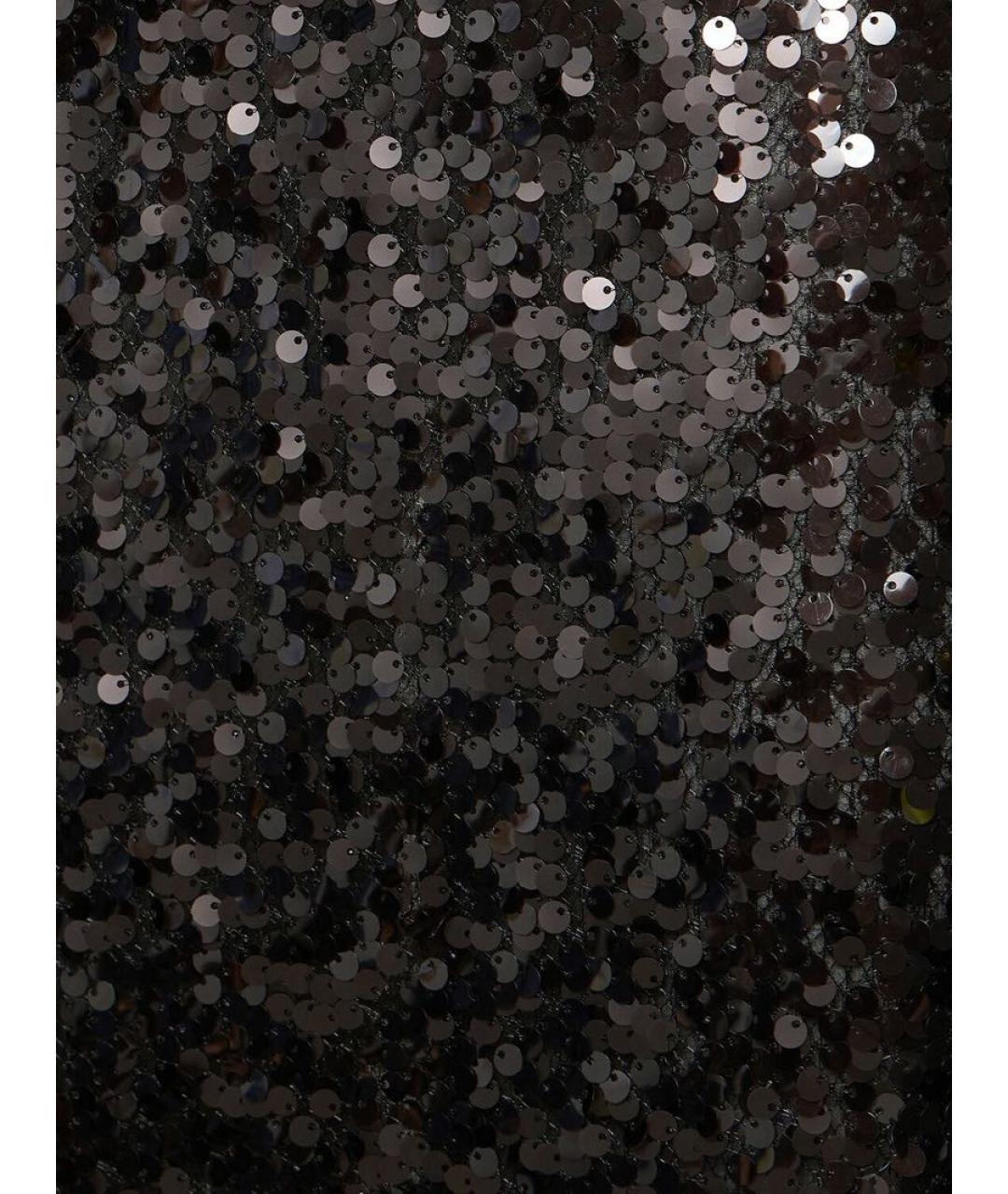 MSGM Черная юбка миди, фото 3