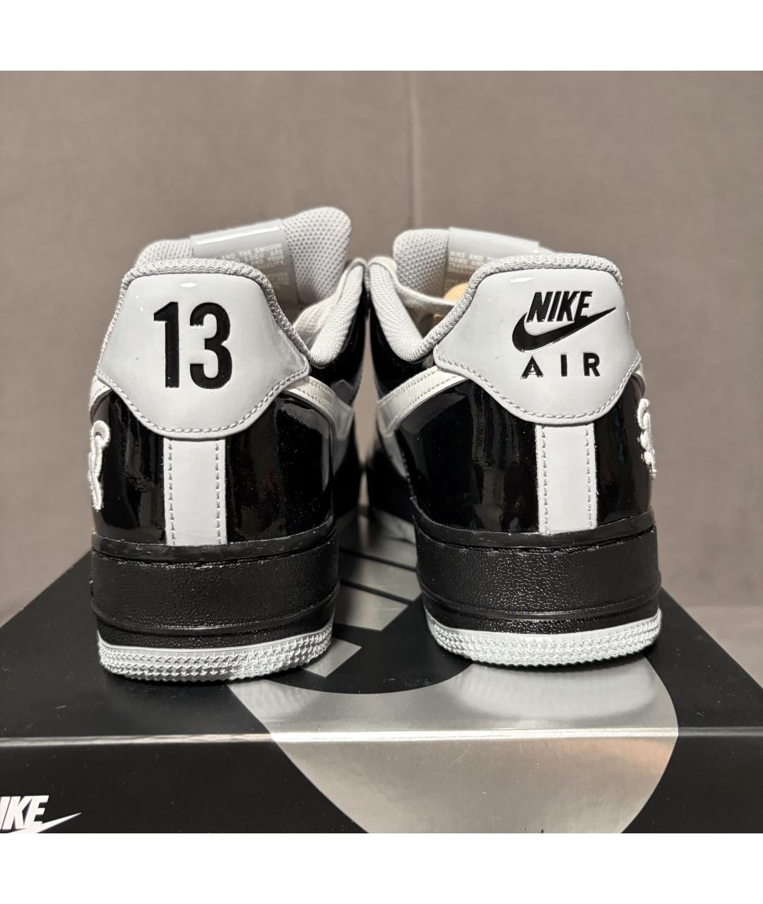 NIKE Черные кроссовки из лакированной кожи, фото 8