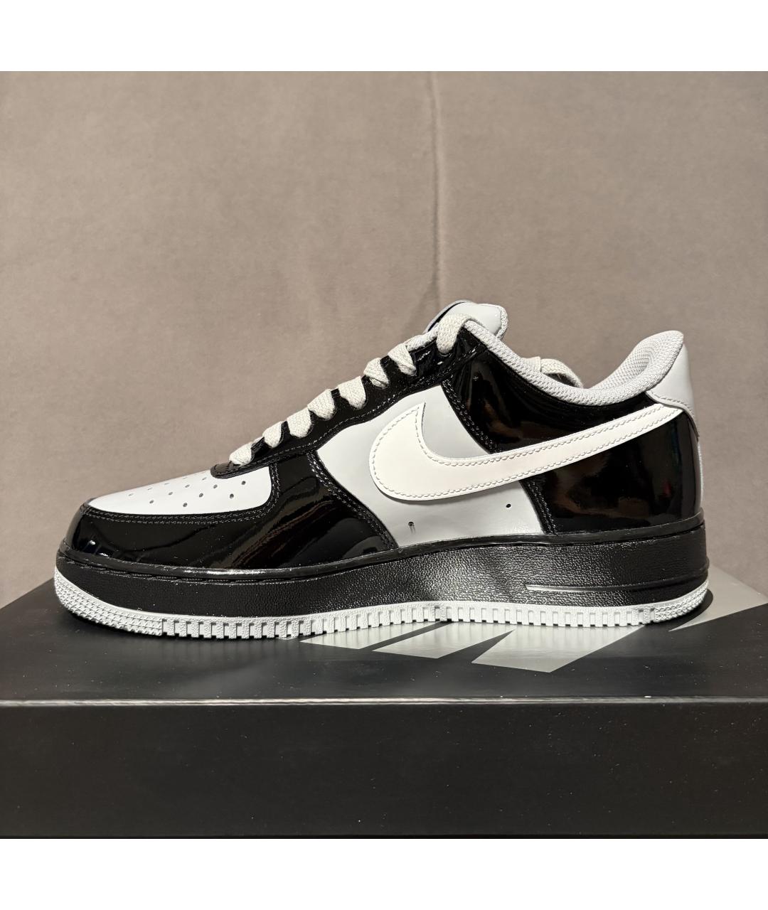 NIKE Черные кроссовки из лакированной кожи, фото 5