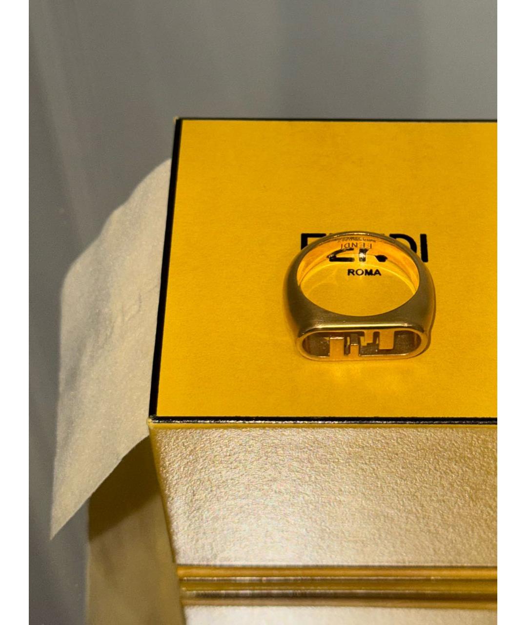 FENDI Золотое кольцо, фото 5