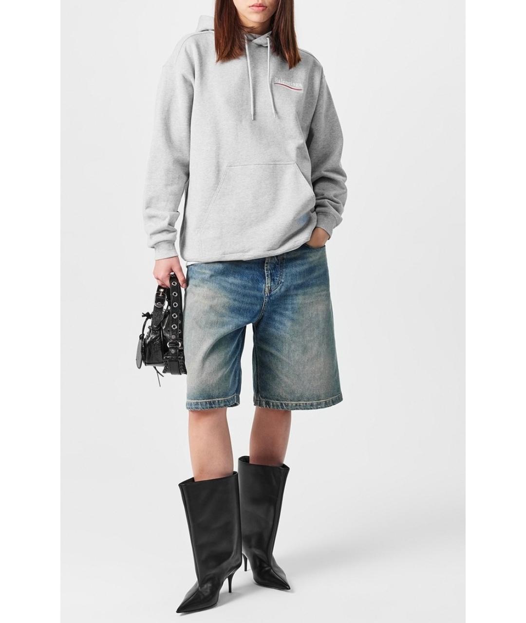 BALENCIAGA Черные кожаные ботильоны, фото 7