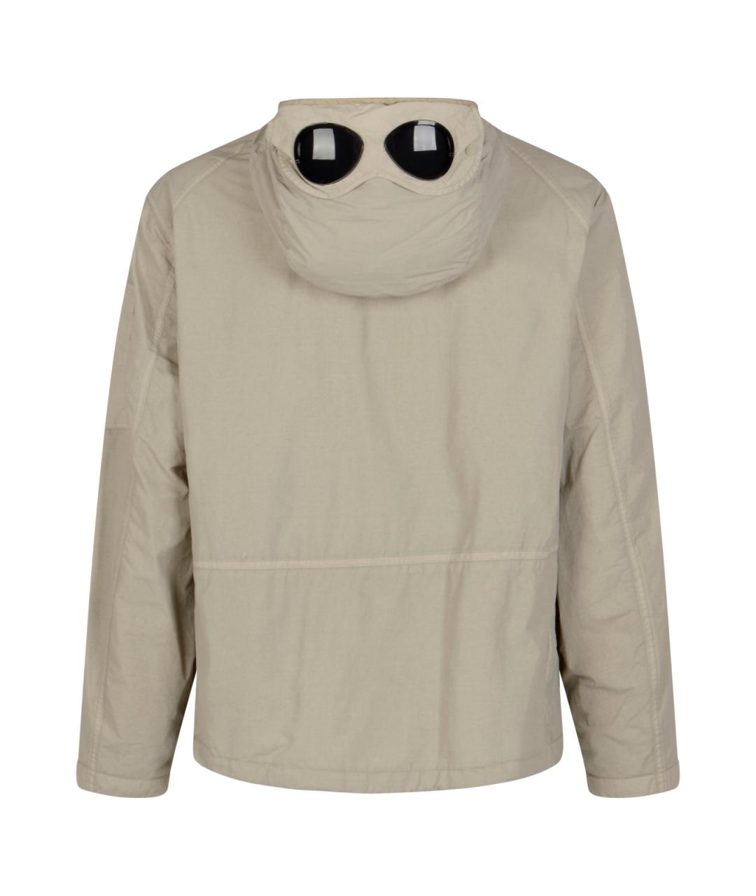 CP COMPANY Бежевая полиамидовая куртка, фото 2