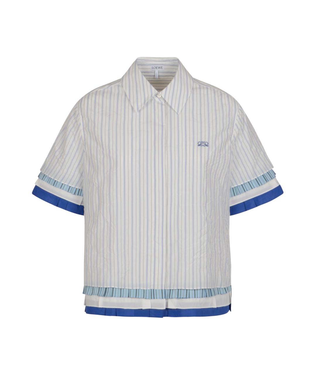 LOEWE Мульти хлопко-эластановая рубашка, фото 1