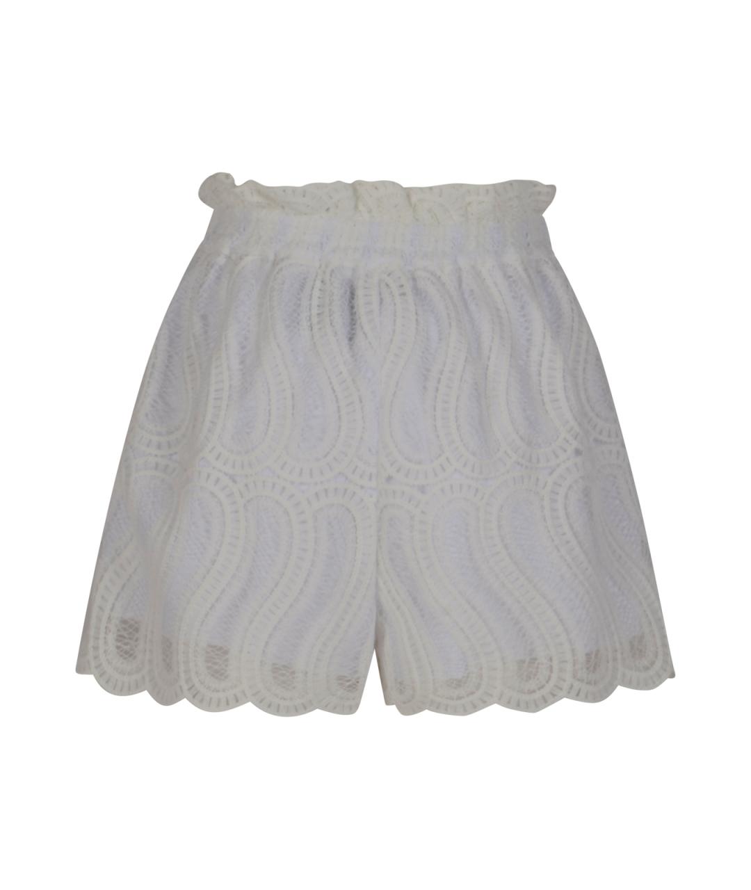 RAQUEL DINIZ Белые полиэстеровые шорты, фото 2