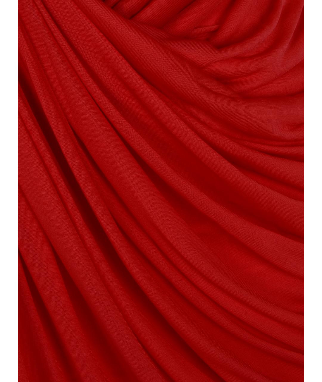 CHRISTOPHER ESBER Красное полиэстеровое вечернее платье, фото 3